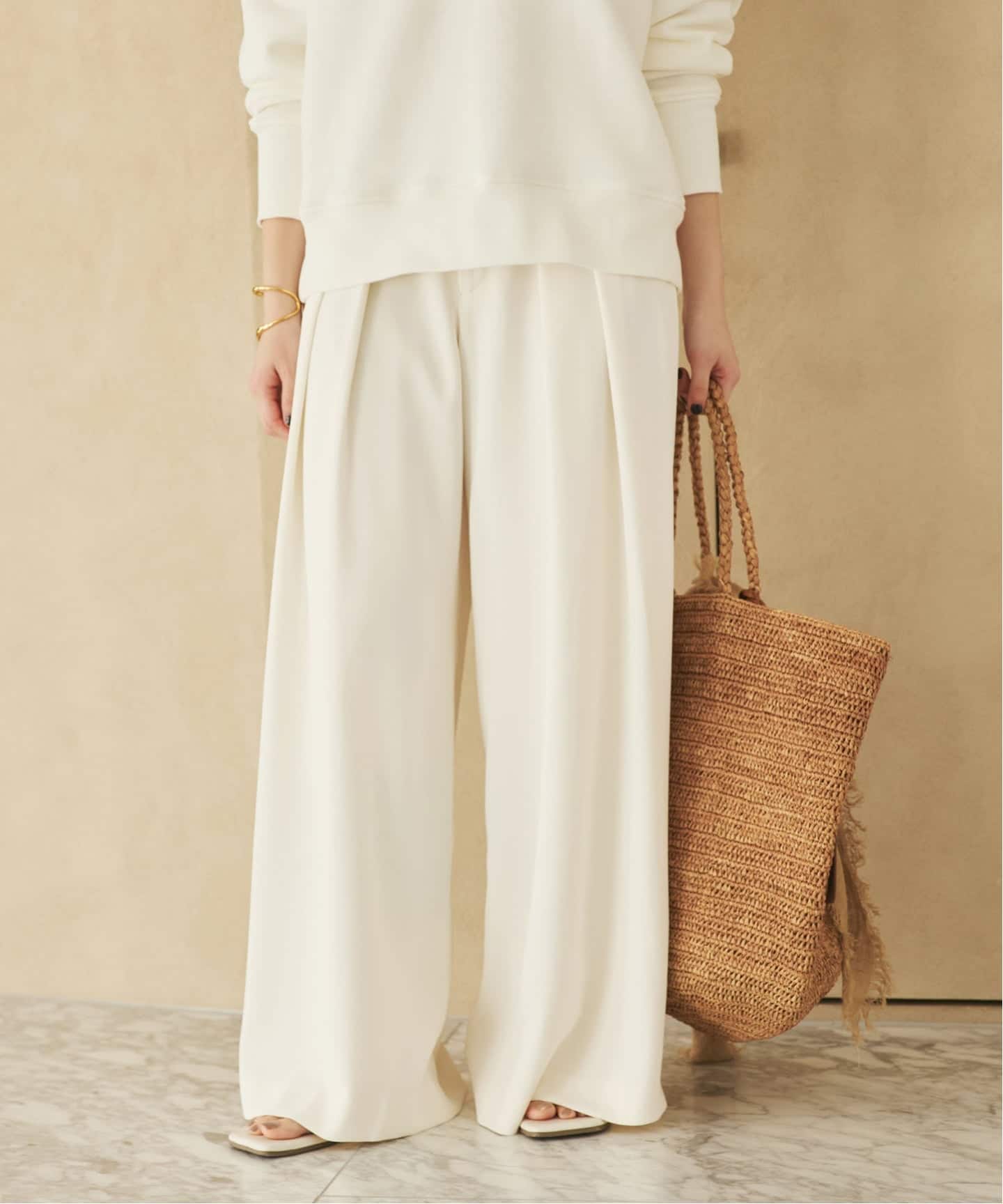 予約》Tuck Wide パンツ（その他パンツ）｜Plage（プラージュ）の通販