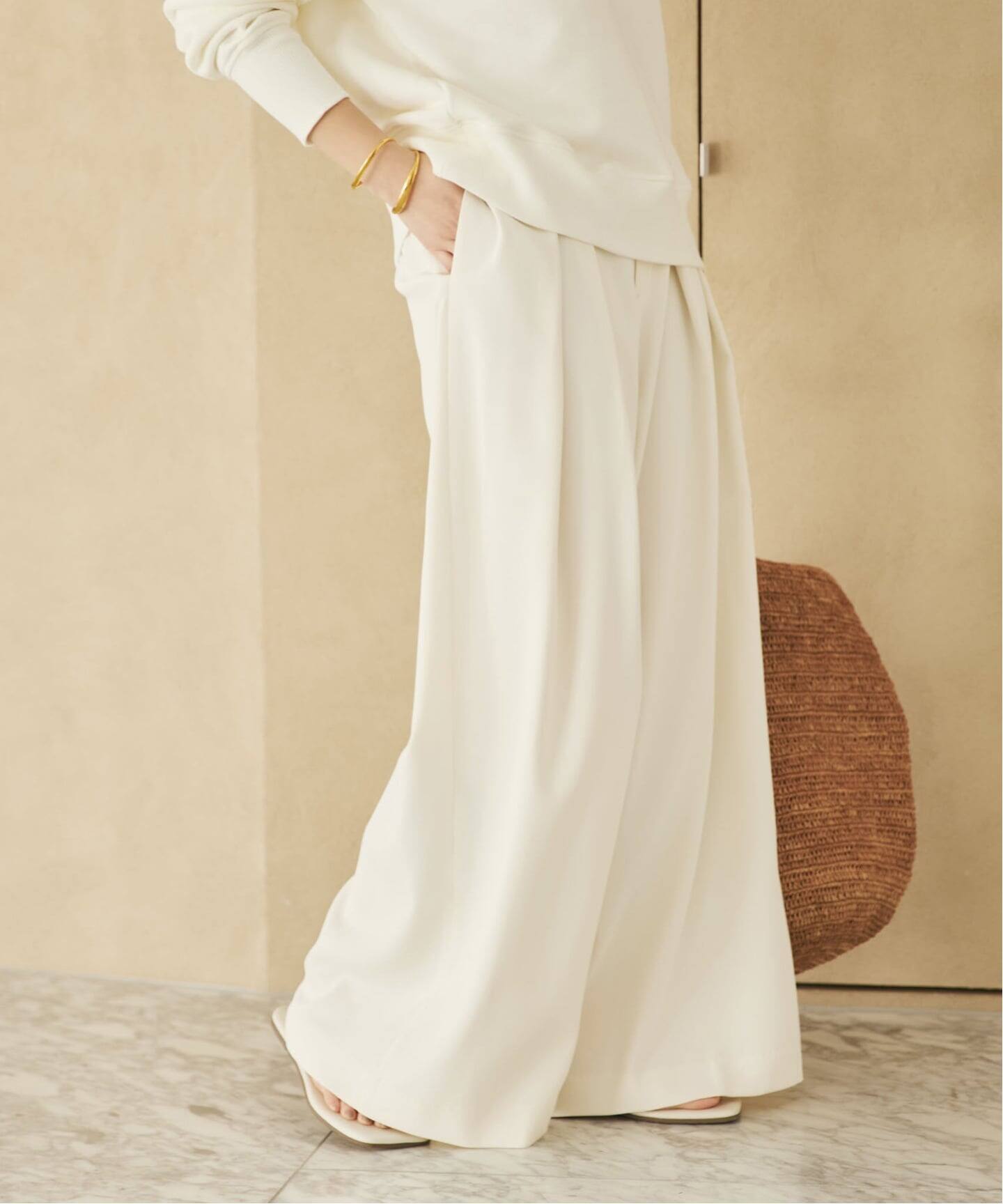 Tuck Wide パンツ（その他パンツ）｜Plage（プラージュ）の通販