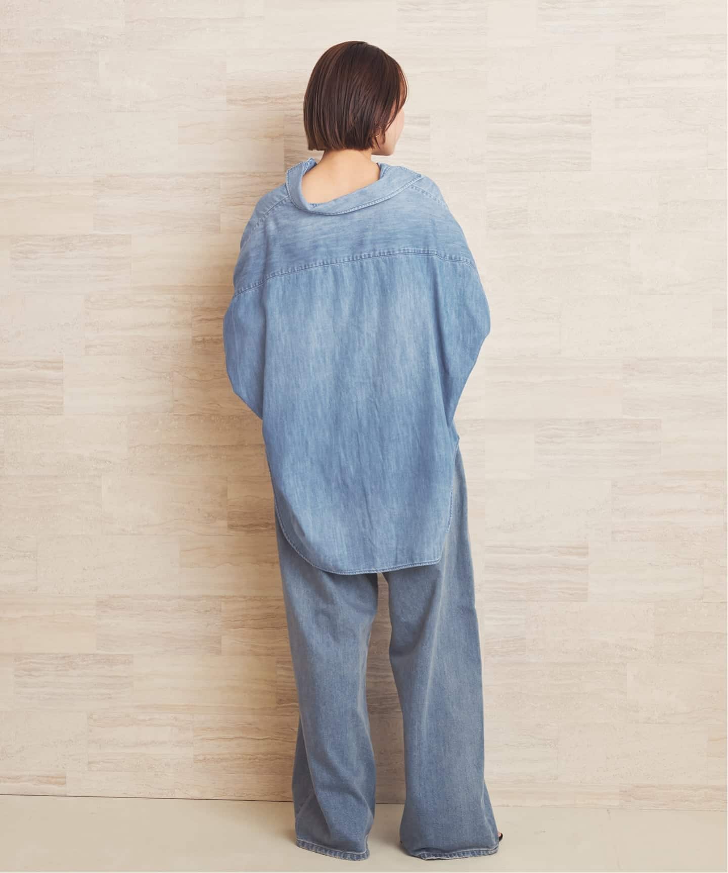 予約》Super Wide Denim パンツ（デニムパンツ・ジーンズ）｜Plage