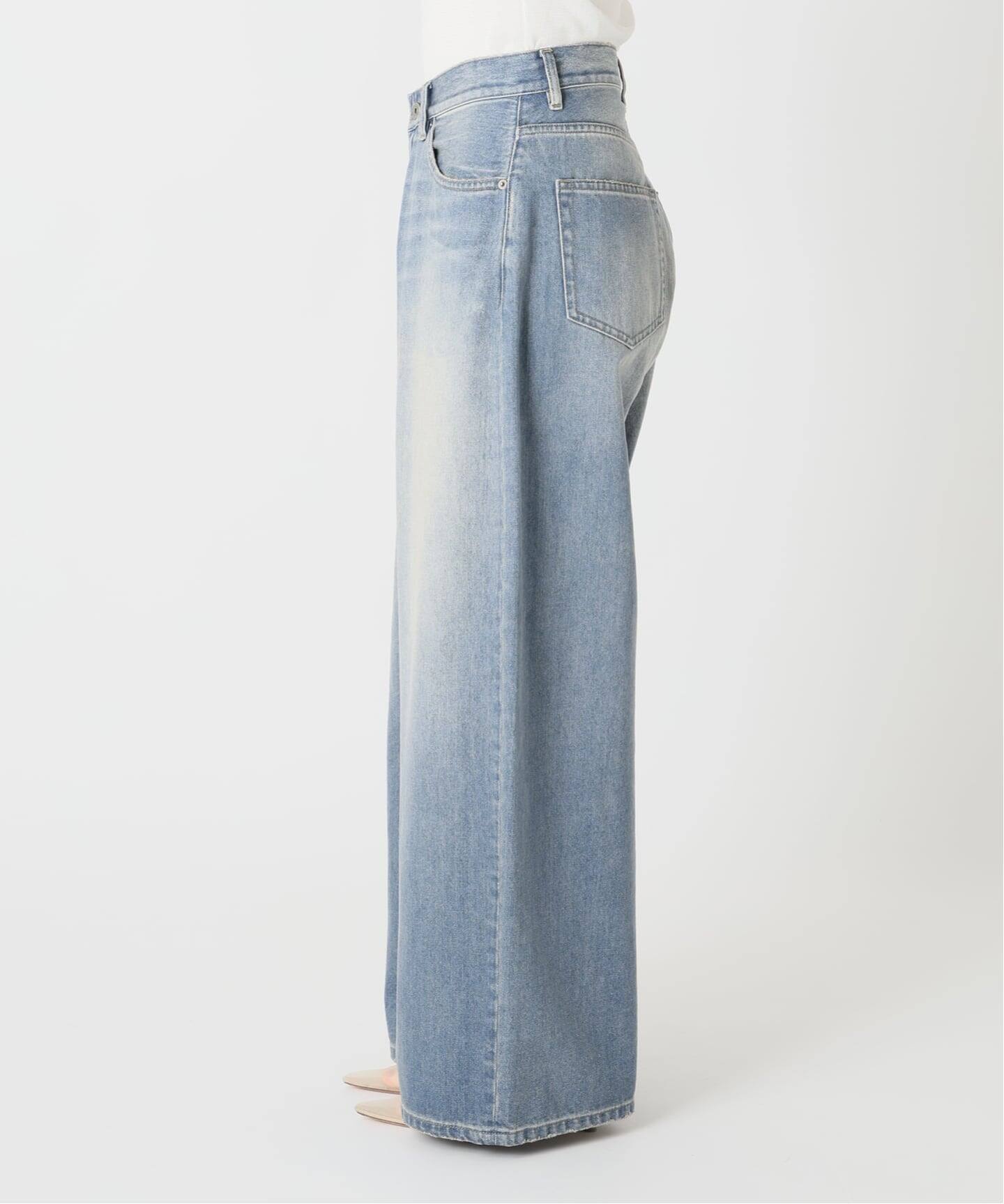 予約》Super Wide Denim パンツ（デニムパンツ・ジーンズ）｜Plage