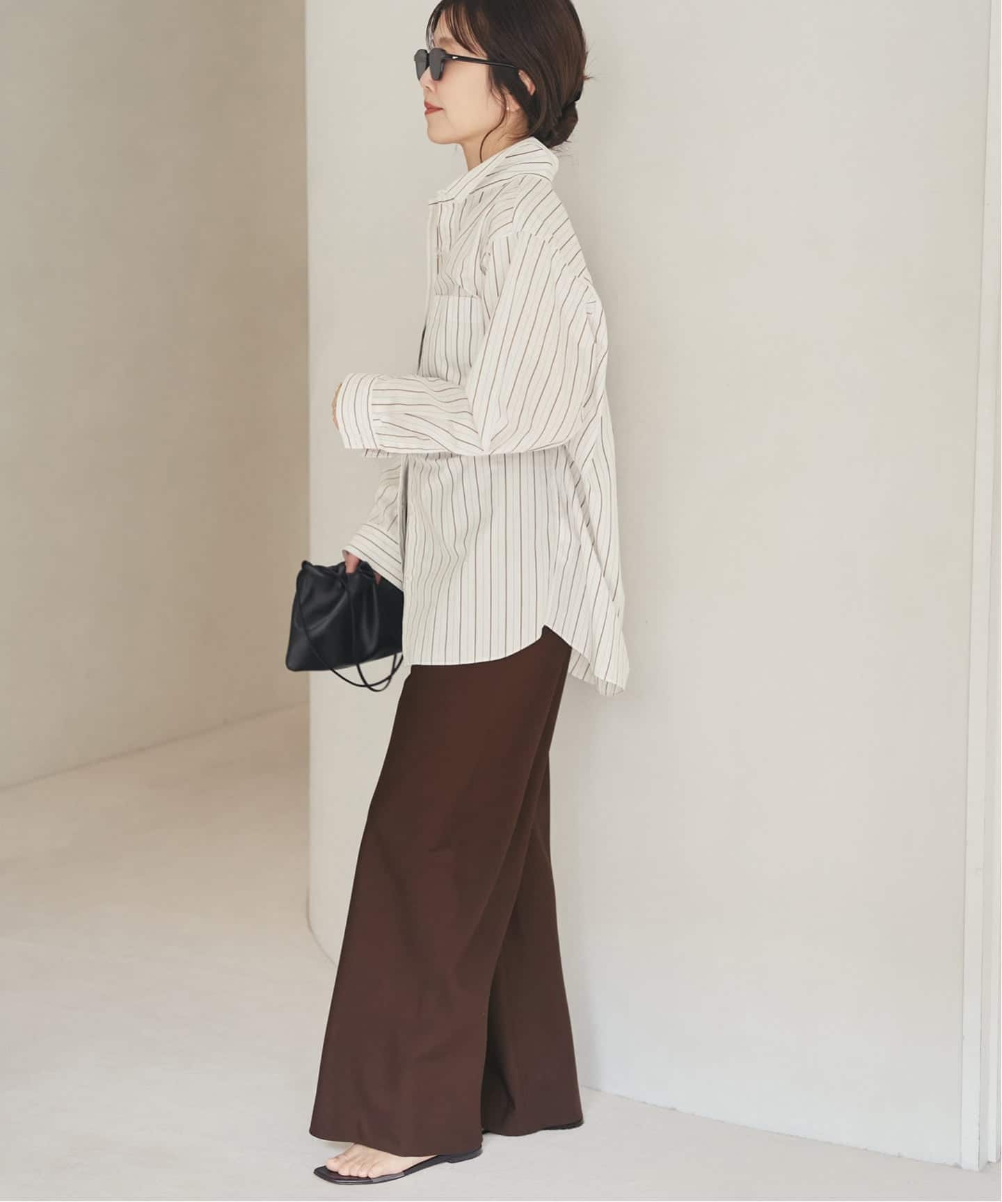 予約》Worsted Bias Relax パンツ（その他パンツ）｜Plage（プラージュ