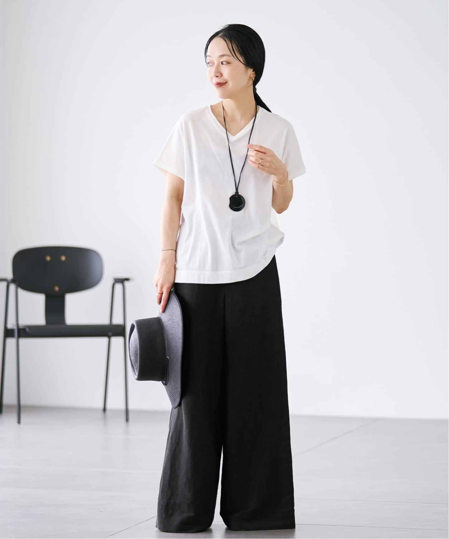 Linen Mix Wide パンツ（その他パンツ）｜Plage（プラージュ）の通販