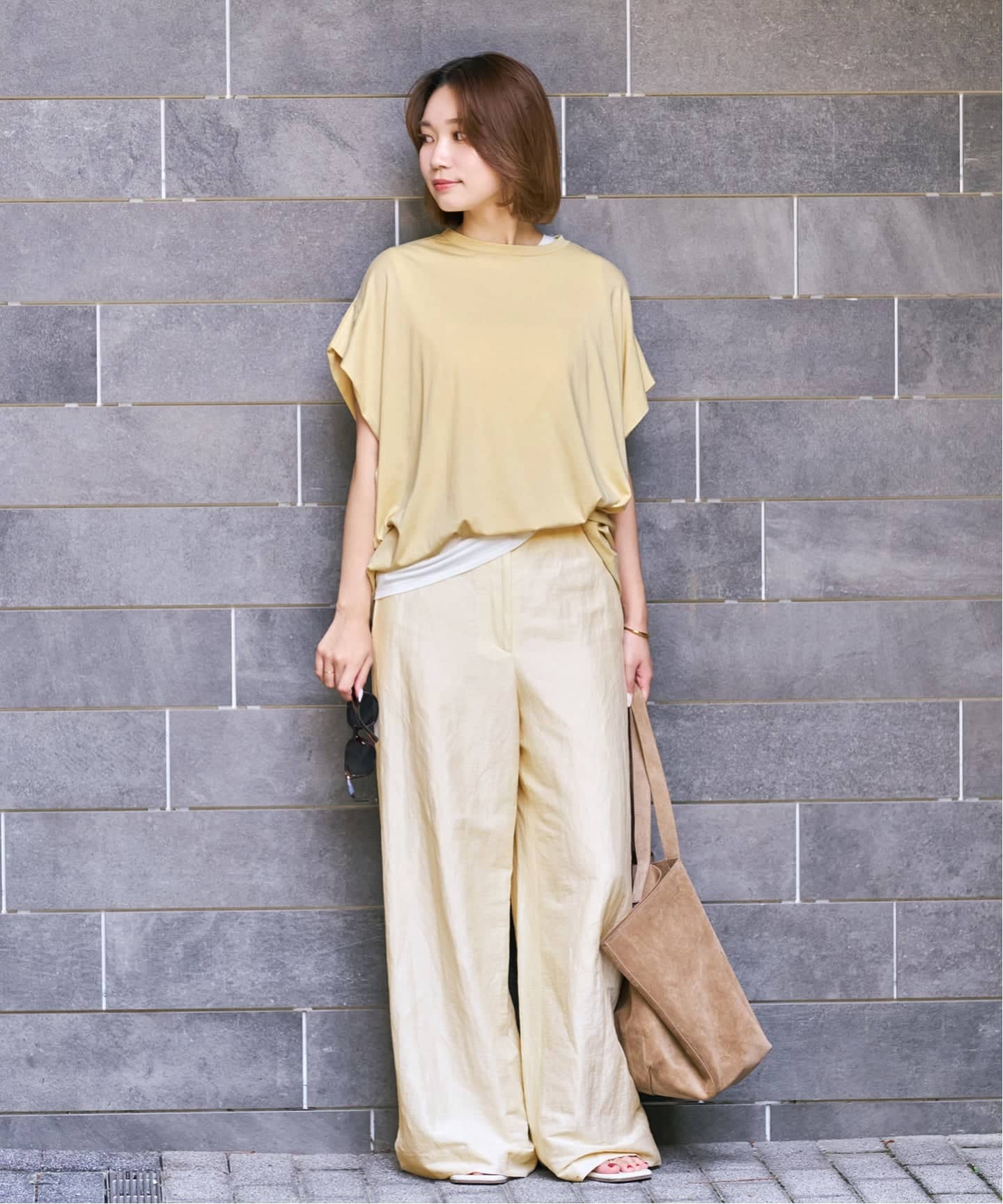 Linen Mix Wide パンツ（その他パンツ）｜Plage（プラージュ）の通販