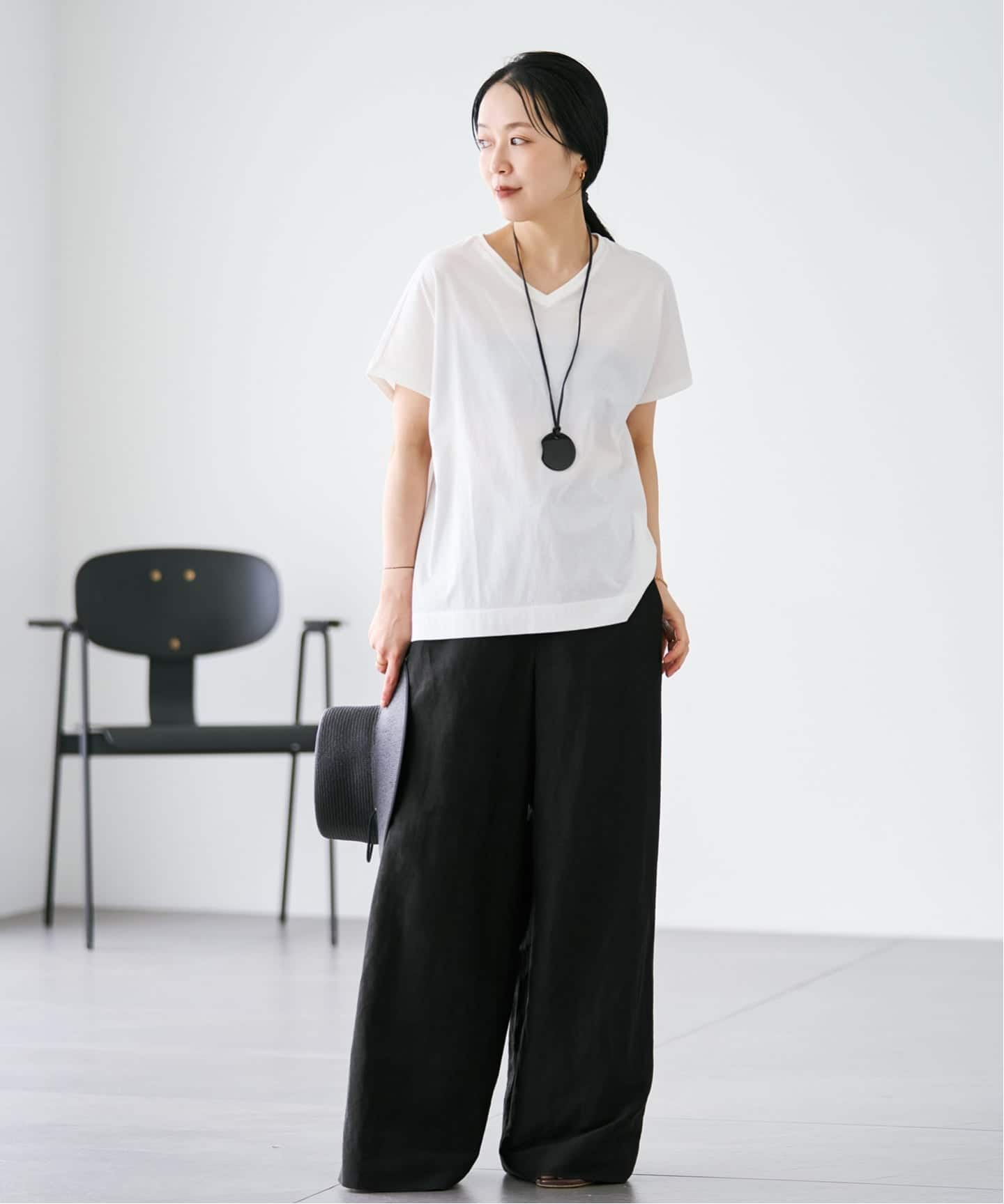 Linen Mix Wide パンツ（その他パンツ）｜Plage（プラージュ）の通販