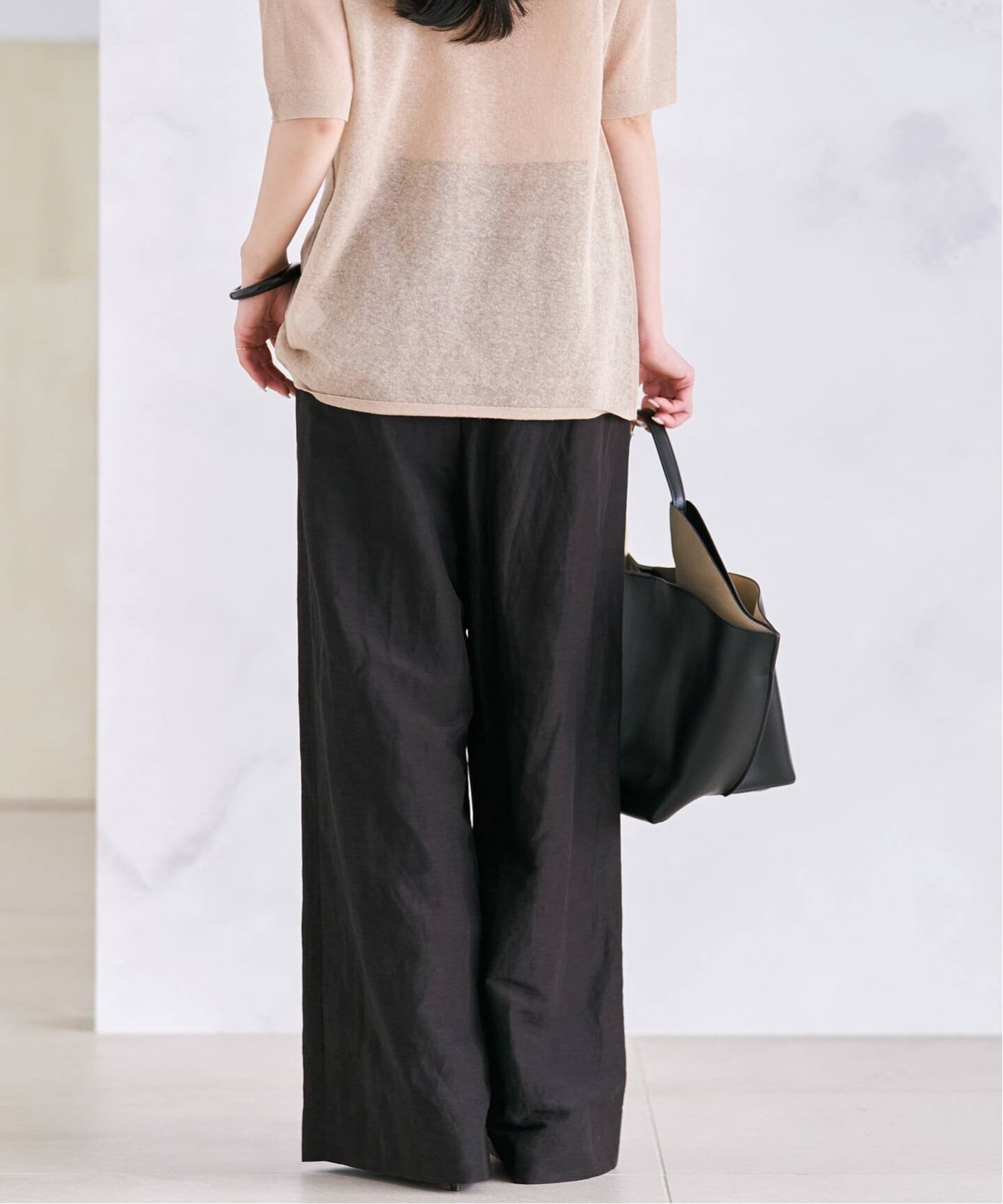 Linen Mix Wide パンツ（その他パンツ）｜Plage（プラージュ）の通販