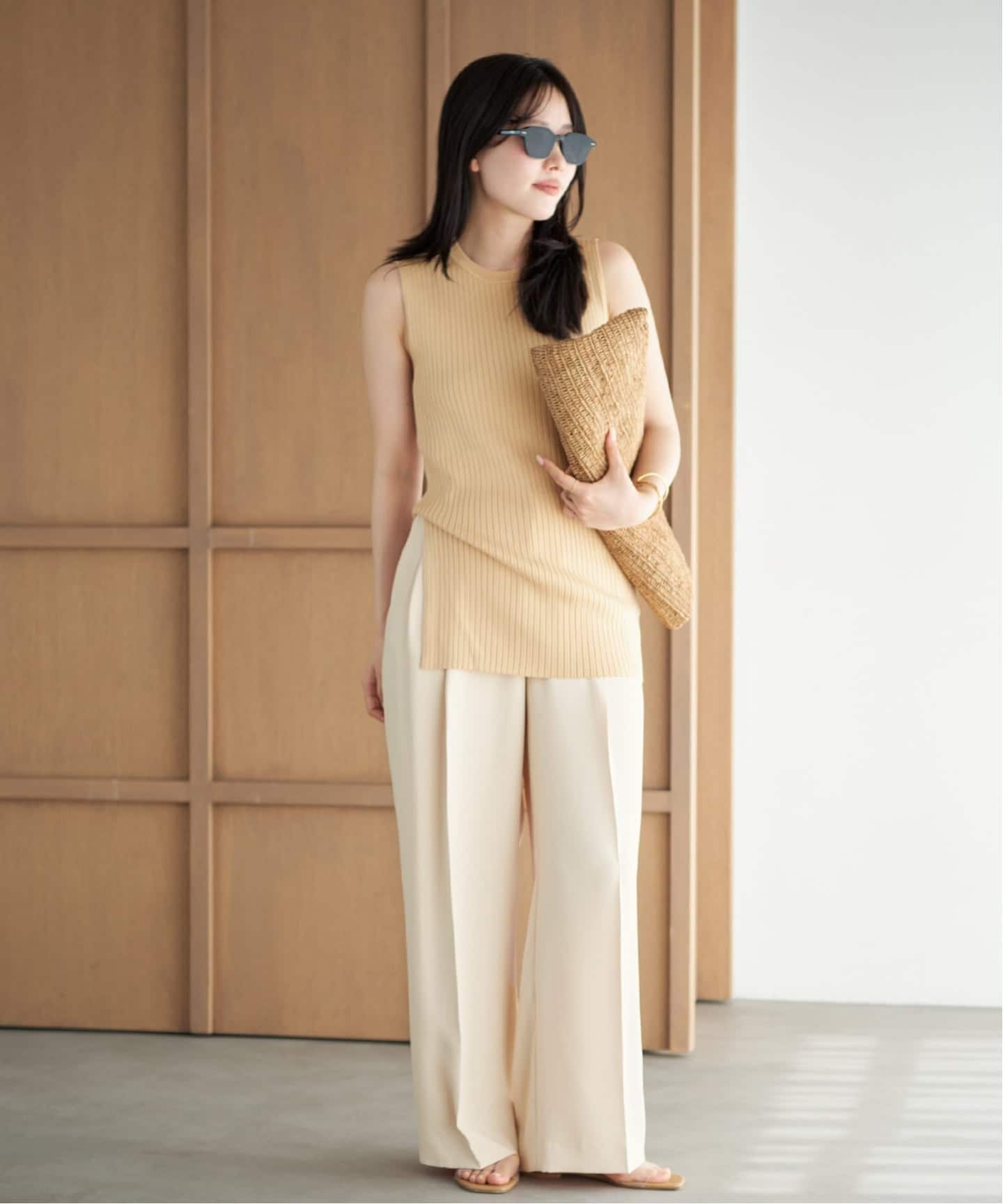 2 Tuck Elegant パンツ（スラックス）｜Plage（プラージュ）の通販