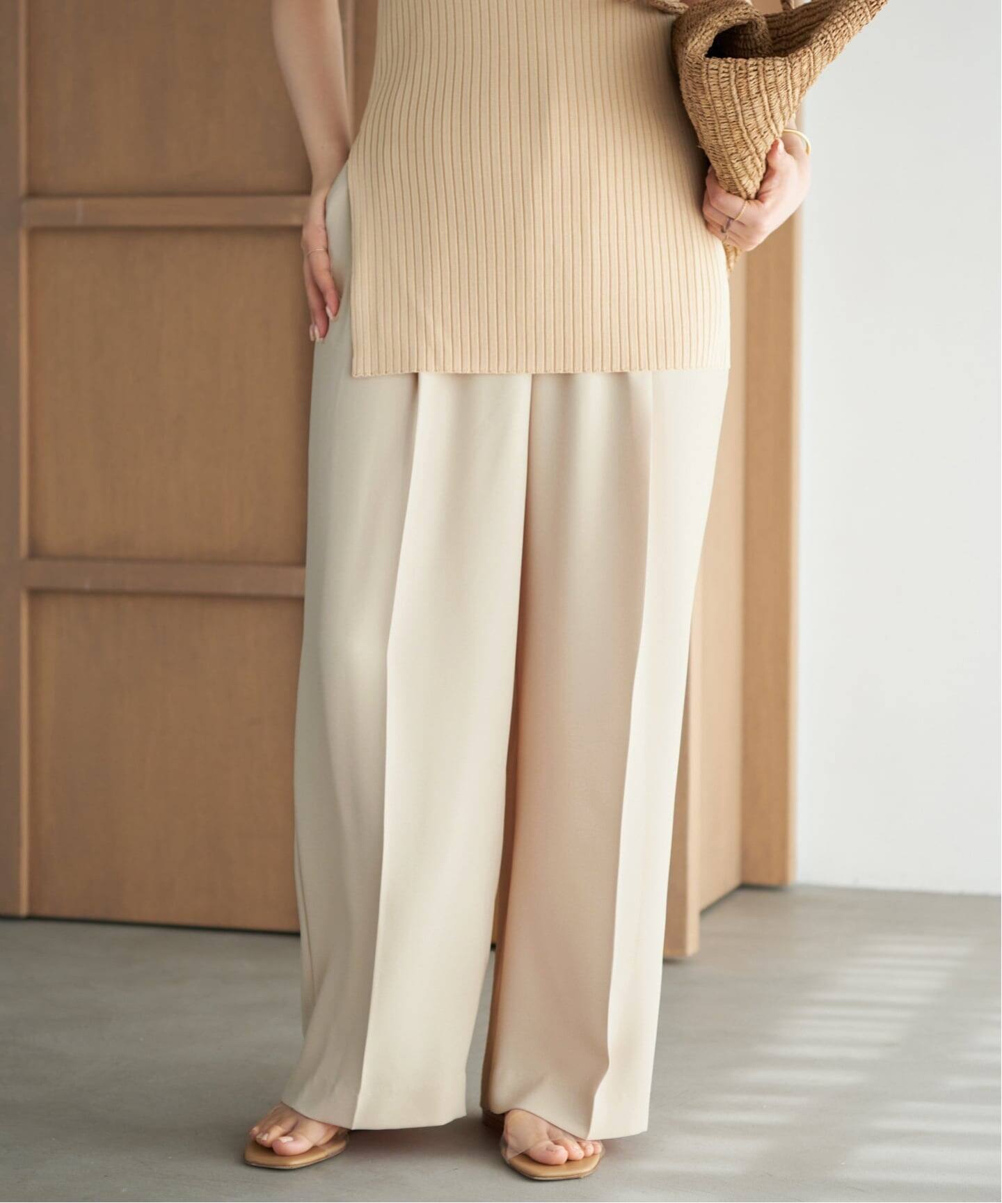 2 Tuck Elegant パンツ（スラックス）｜Plage（プラージュ）の通販