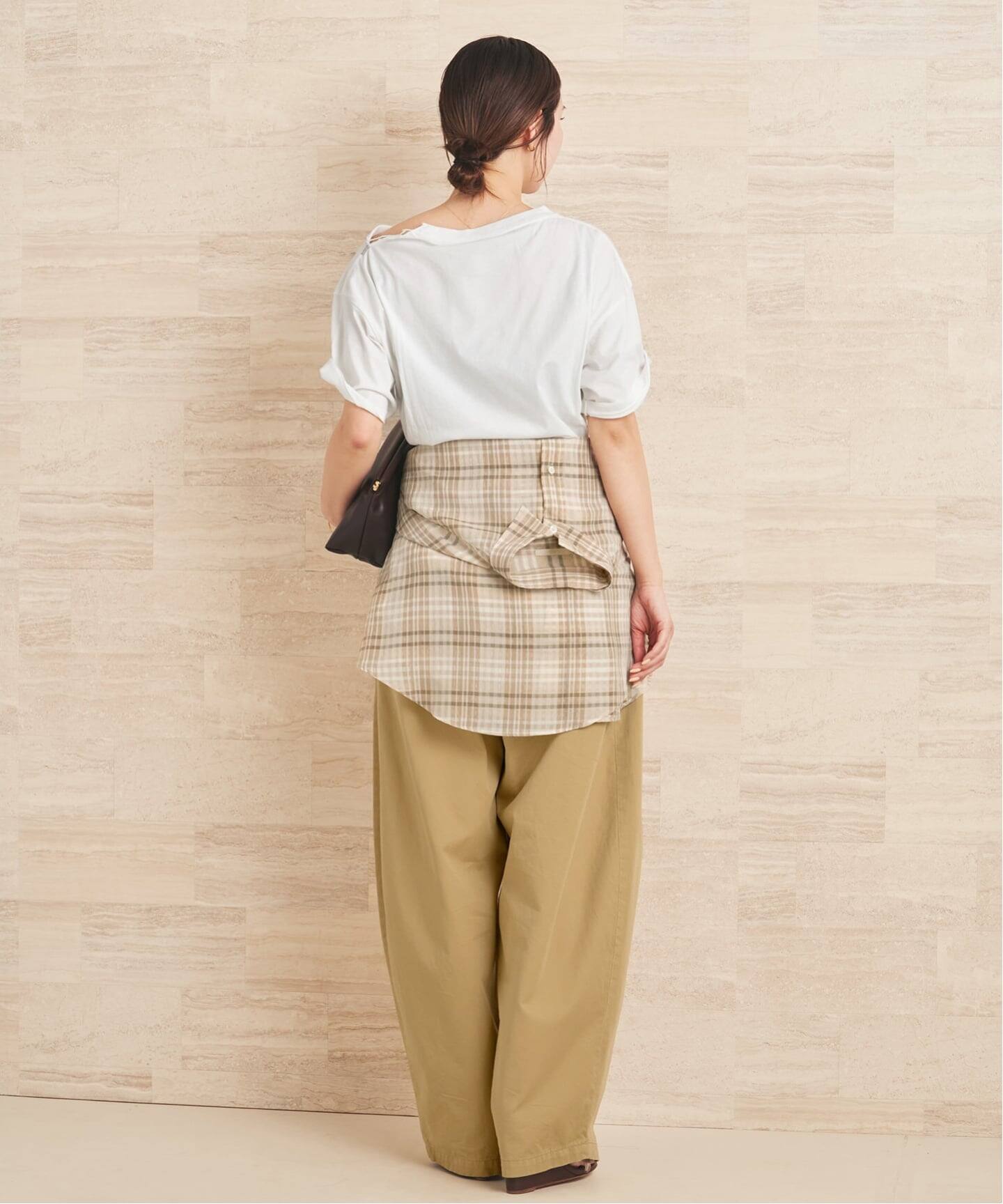 plage バルーンチノパンツ plage（プラージュ）の「《追加》R'IAM バルーンチノパンツ