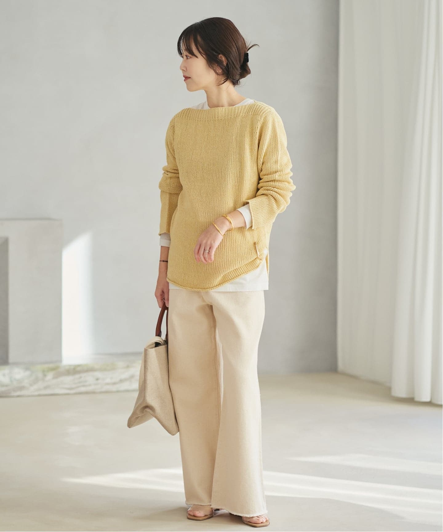 Plage Ecru cotton デニムパンツ 36サイズ Ecru cotton パンツ（デニムパンツ・ジーンズ）｜Plage（プラージュ