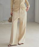Ecru cotton パンツ