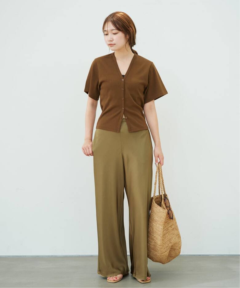 Cutoff satin パンツ（その他パンツ）｜Plage（プラージュ）の通販 