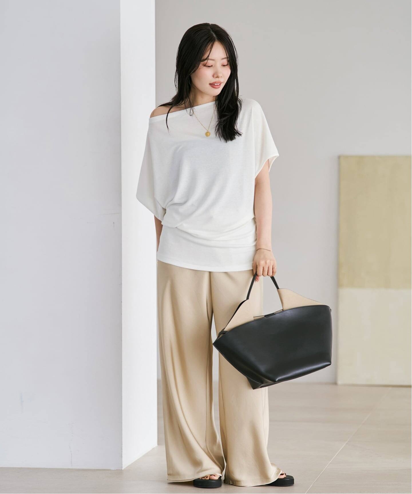 Cutoff satin パンツ（その他パンツ）｜Plage（プラージュ）の通販