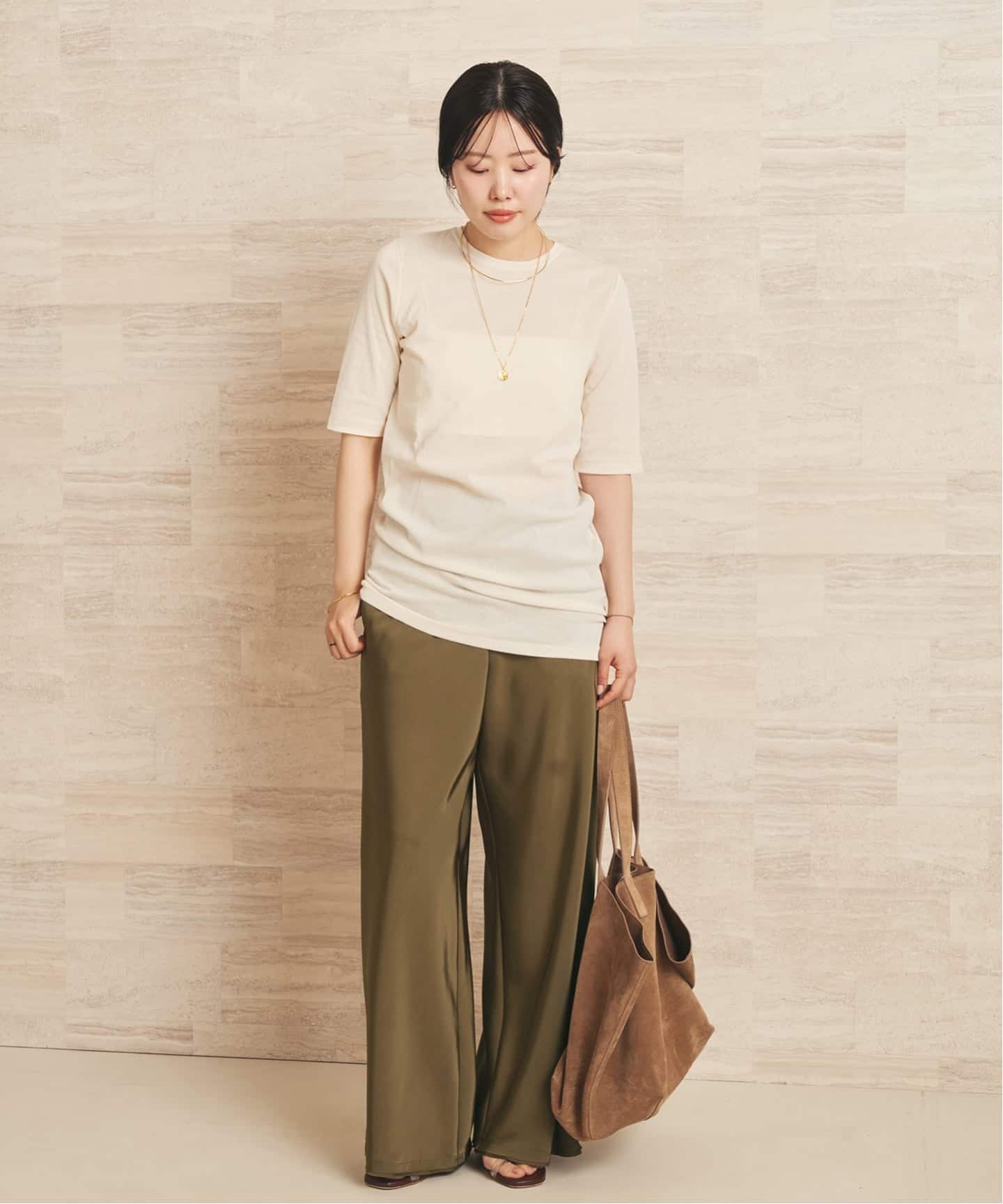予約》Cutoff satin パンツ（その他パンツ）｜Plage（プラージュ）の