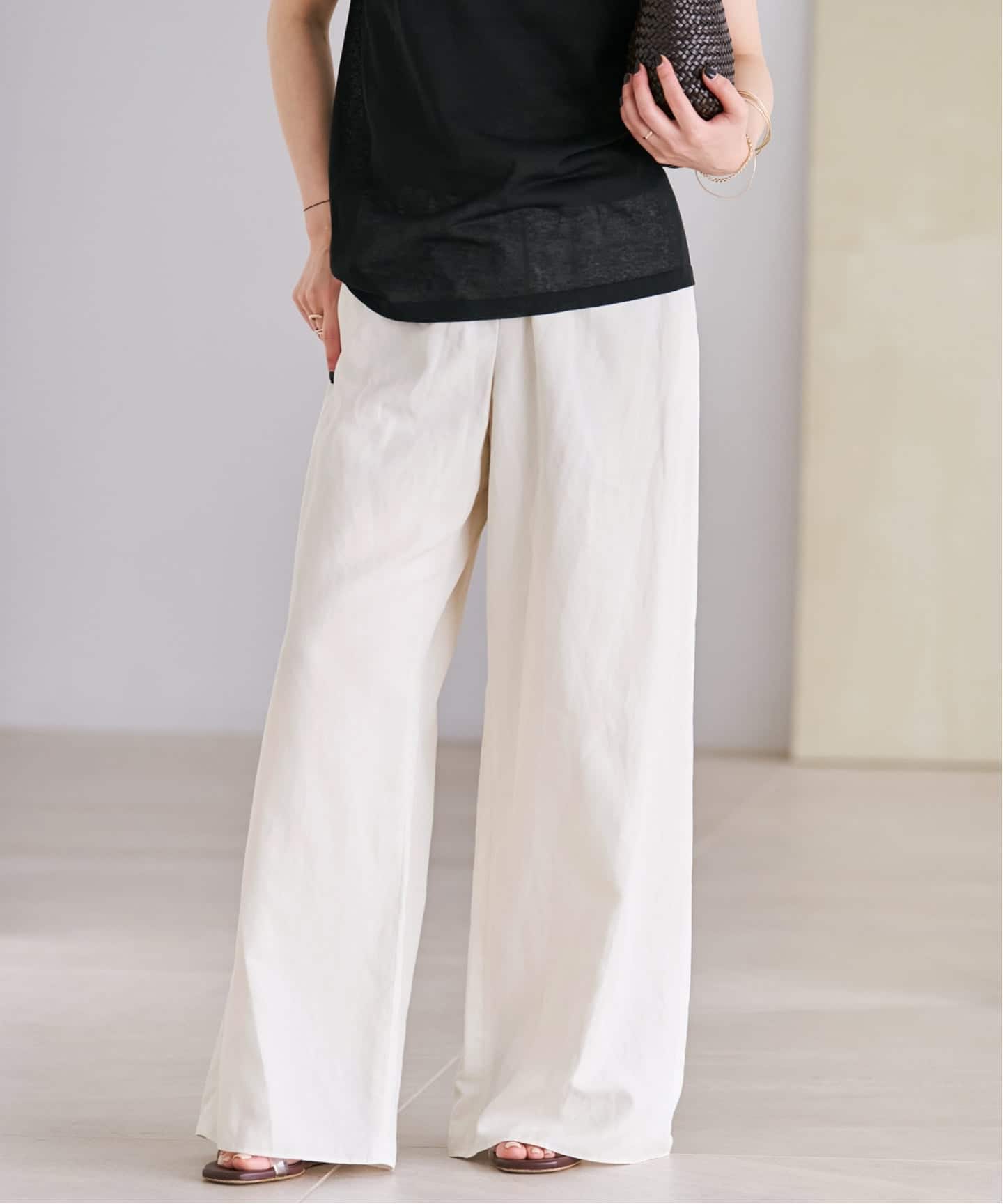 Linen mix easy パンツ（その他パンツ）｜Plage（プラージュ）の通販