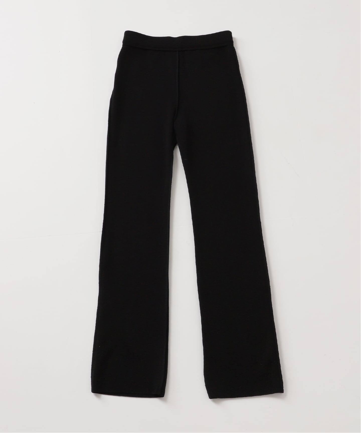 plage 18G スムース　パンツ　ブラック　38 追加》18G スムース パンツ 3（その他パンツ）｜Plage（プラージュ）の