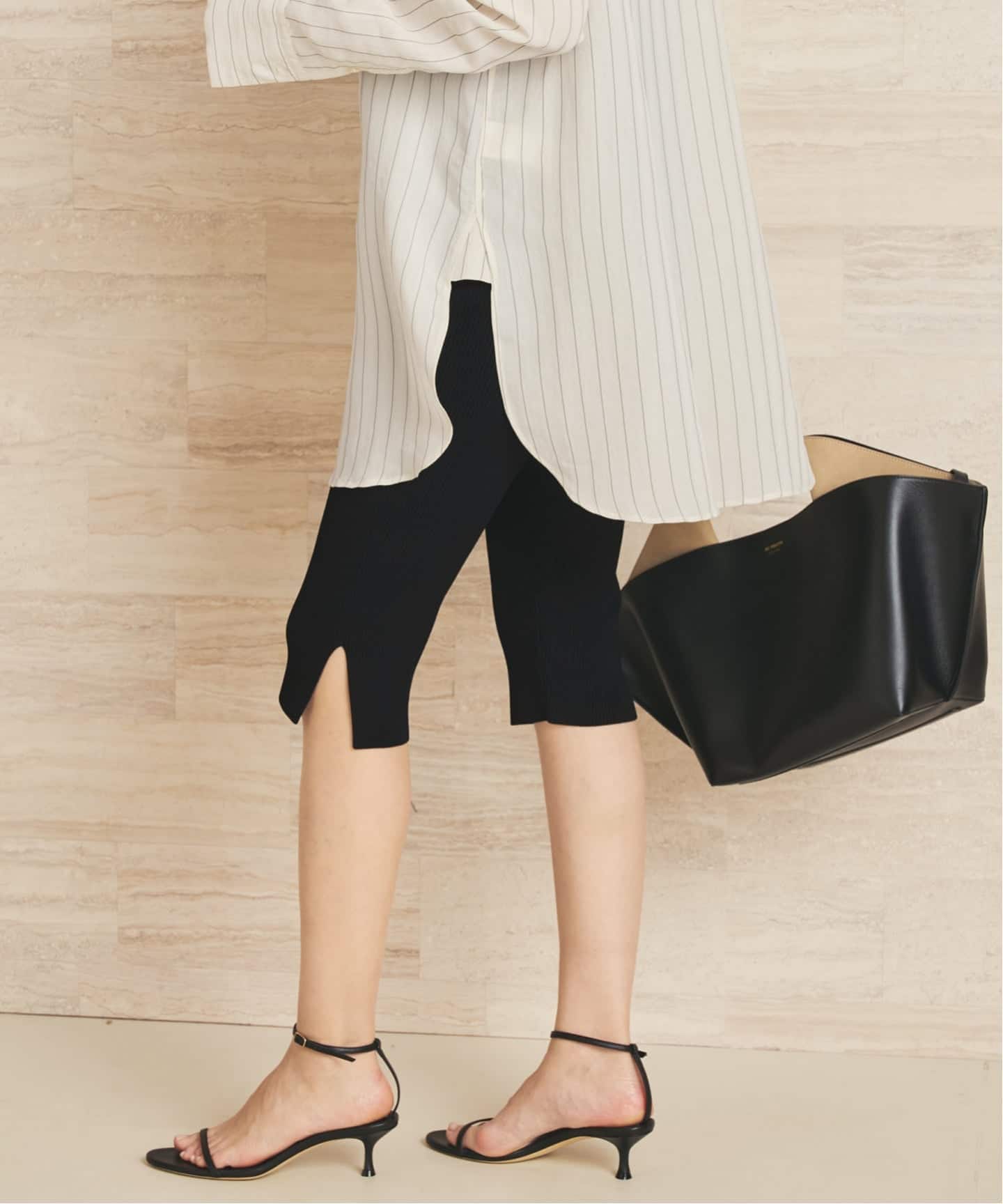 4/16までお取り置き中✩plage ビキニ solid&amp;striped タグ付 4点セット/長袖トップス付シャーリングビキニ×ショートパンツ/水着