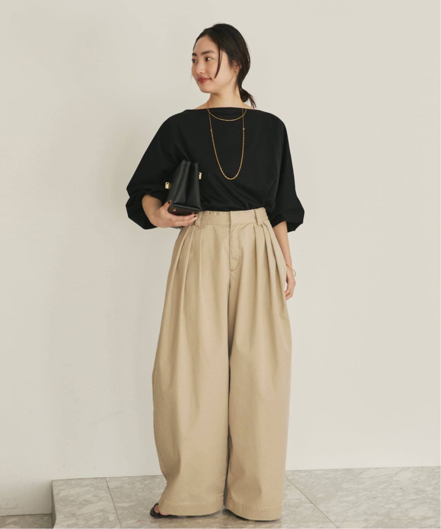 plage R’IAM リアムスーパーワイドチノパンツ34 追加予約》R'IAM Super wide CHINO パンツ 2（チノパンツ）｜Plage