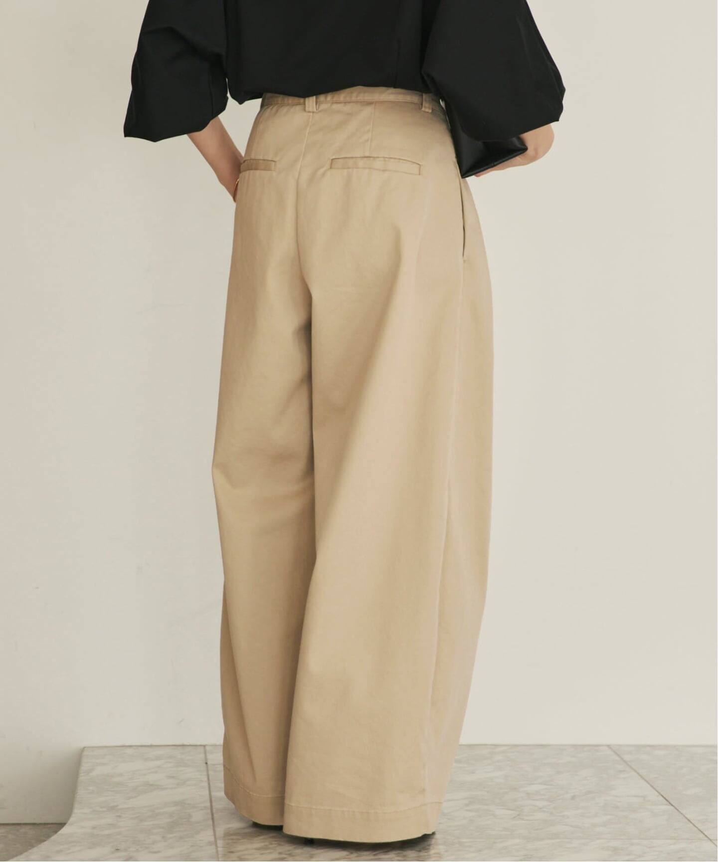 追加予約》R'IAM Super wide CHINO パンツ 2（チノパンツ）｜Plage