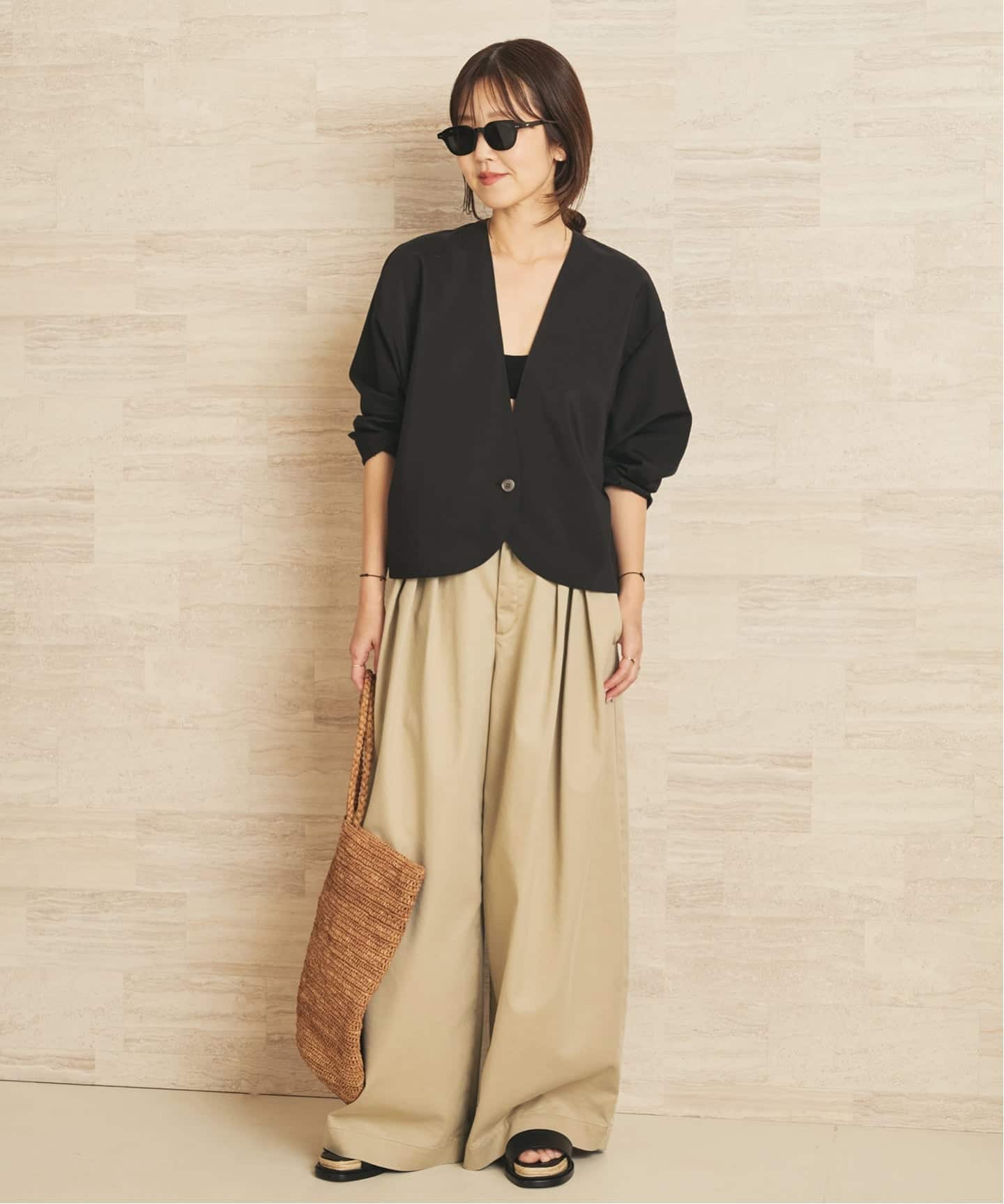 WEB限定追加》R'IAM Super wide CHINO パンツ 3（チノパンツ）｜Plage