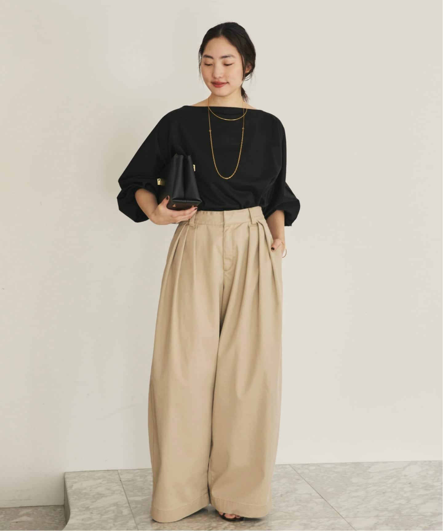 WEB限定追加》R'IAM Super wide CHINO パンツ 3（チノパンツ）｜Plage
