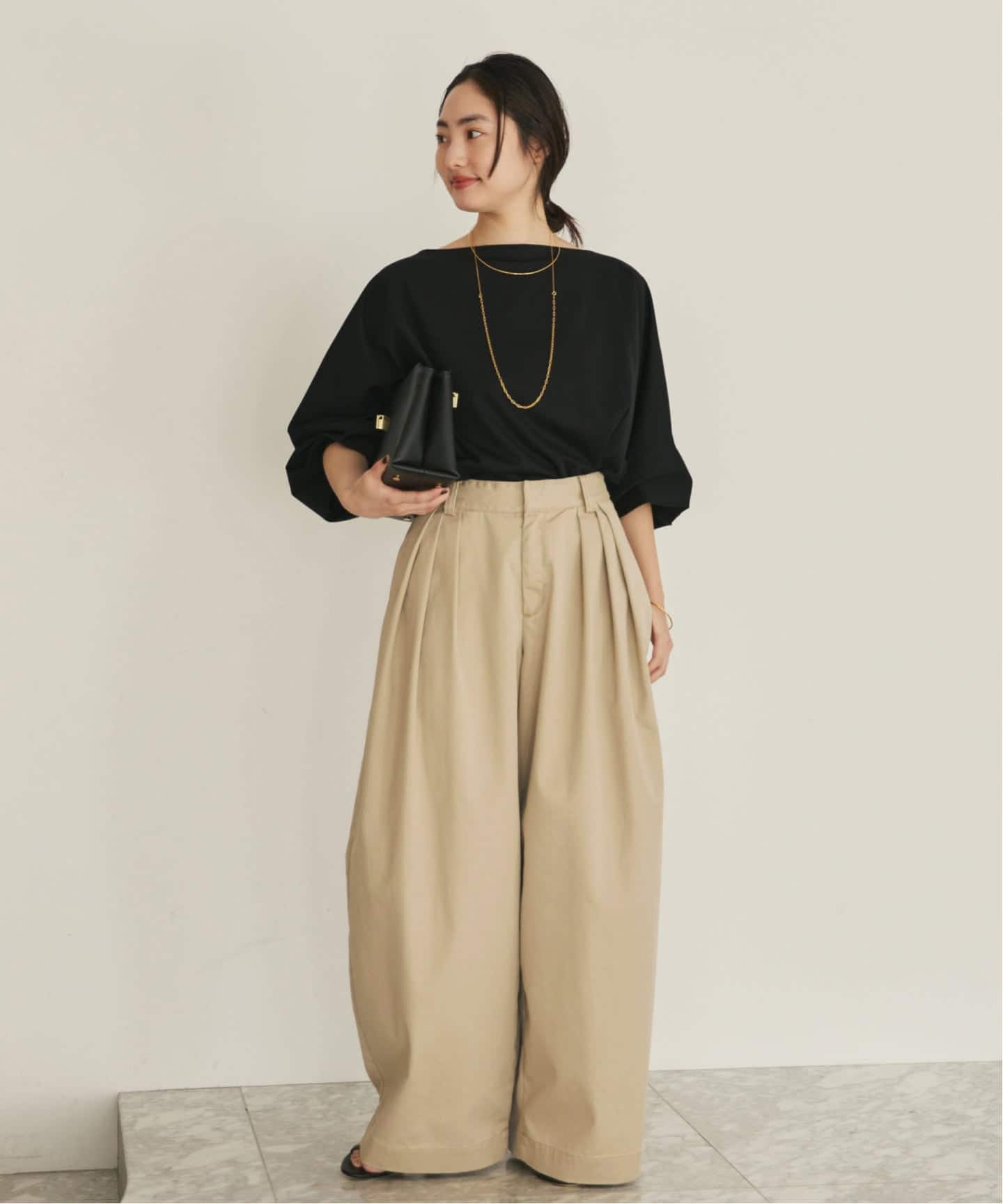 WEB限定追加》R'IAM Super wide CHINO パンツ 3（チノパンツ）｜Plage