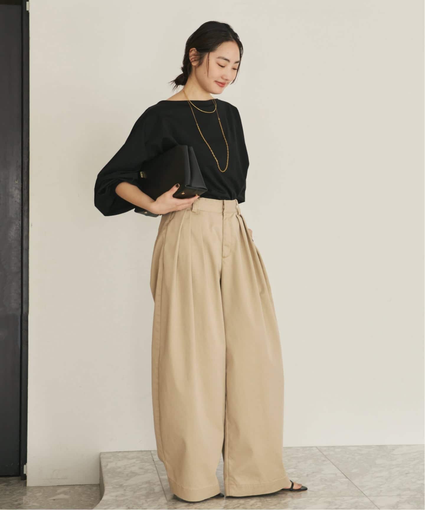 WEB限定追加》R'IAM Super wide CHINO パンツ 3（チノパンツ）｜Plage