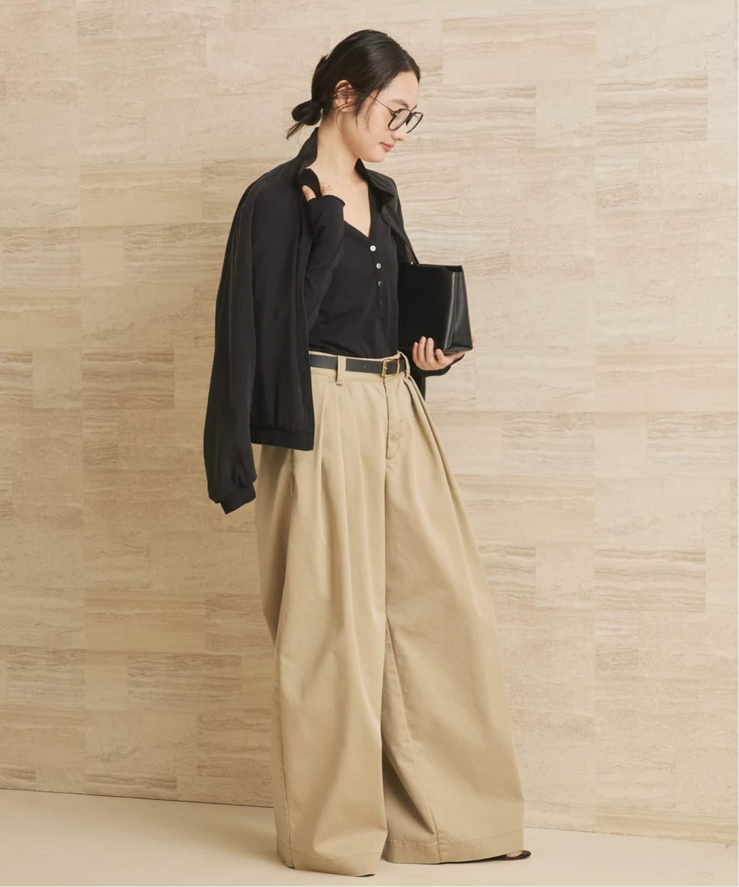 WEB限定追加》R'IAM Super wide CHINO パンツ 3（チノパンツ）｜Plage