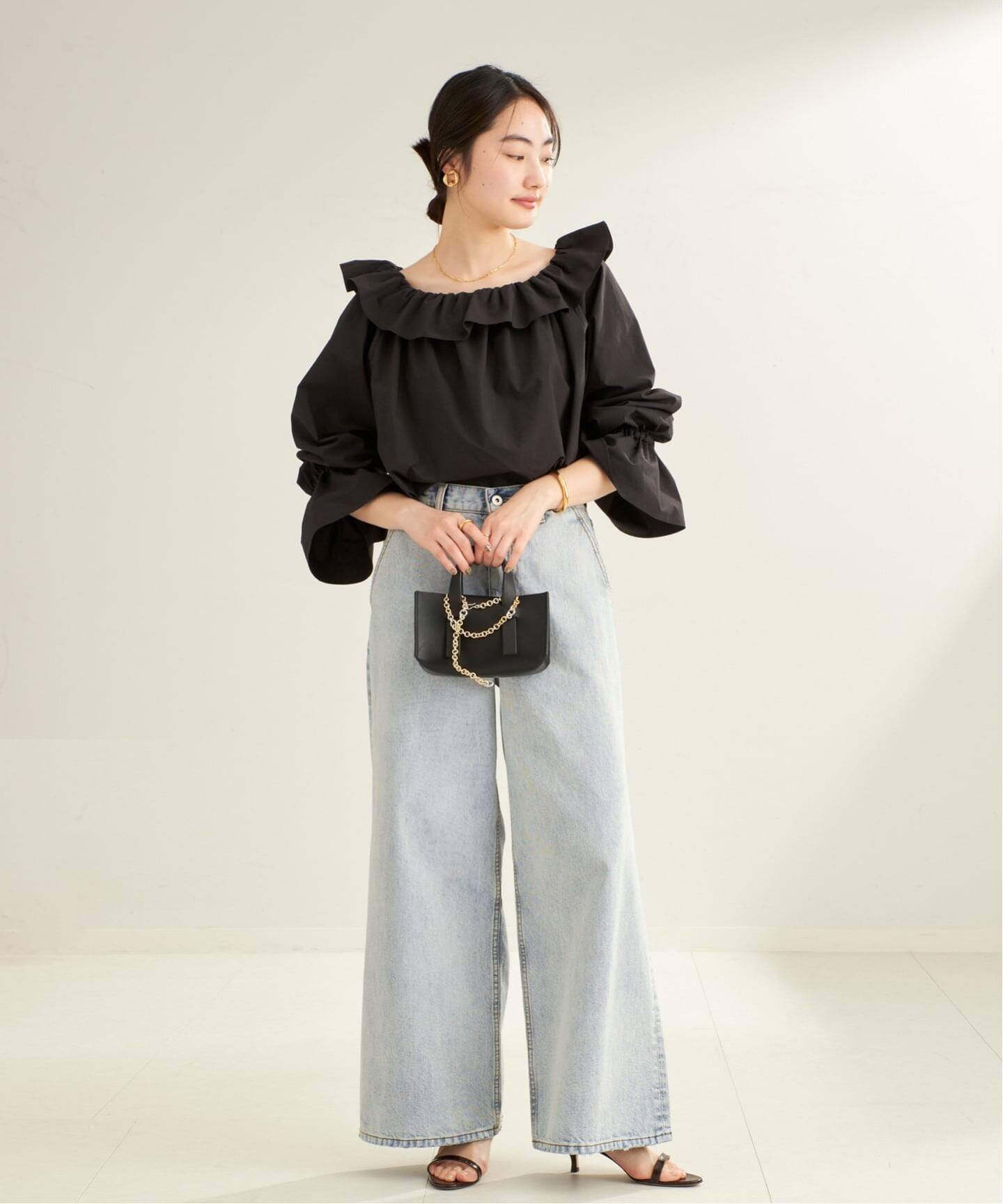追加》R'IAM straight WIDE デニム(デニムパンツ・ジーンズ)|Plage 追加》R'IAM straight WIDE デニム(デニムパンツ・ジーンズ)|Plage