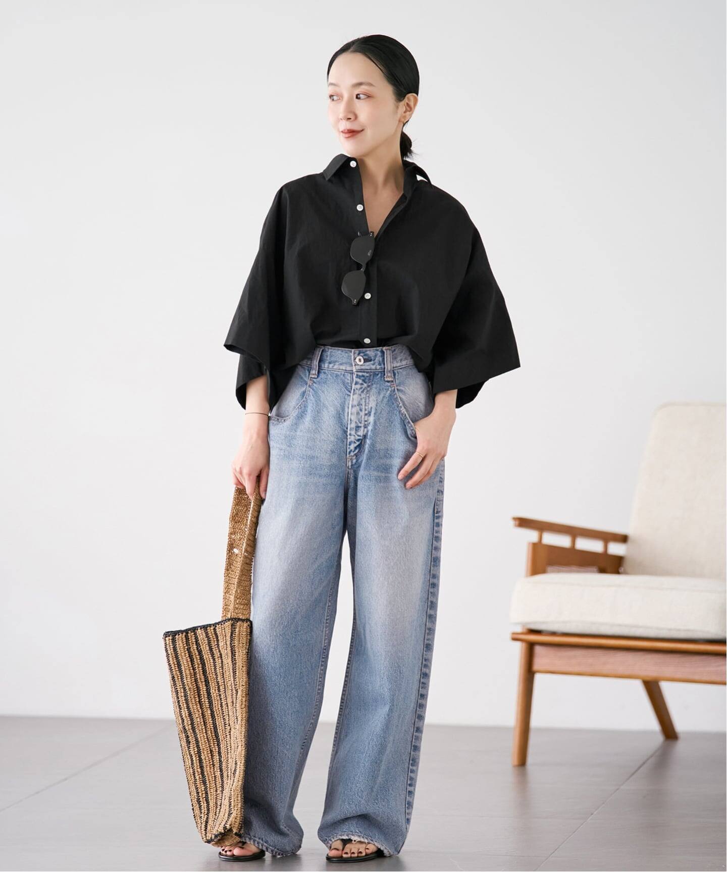 追加予約》R'IAM WIDE デニム 6（デニムパンツ・ジーンズ）｜Plage