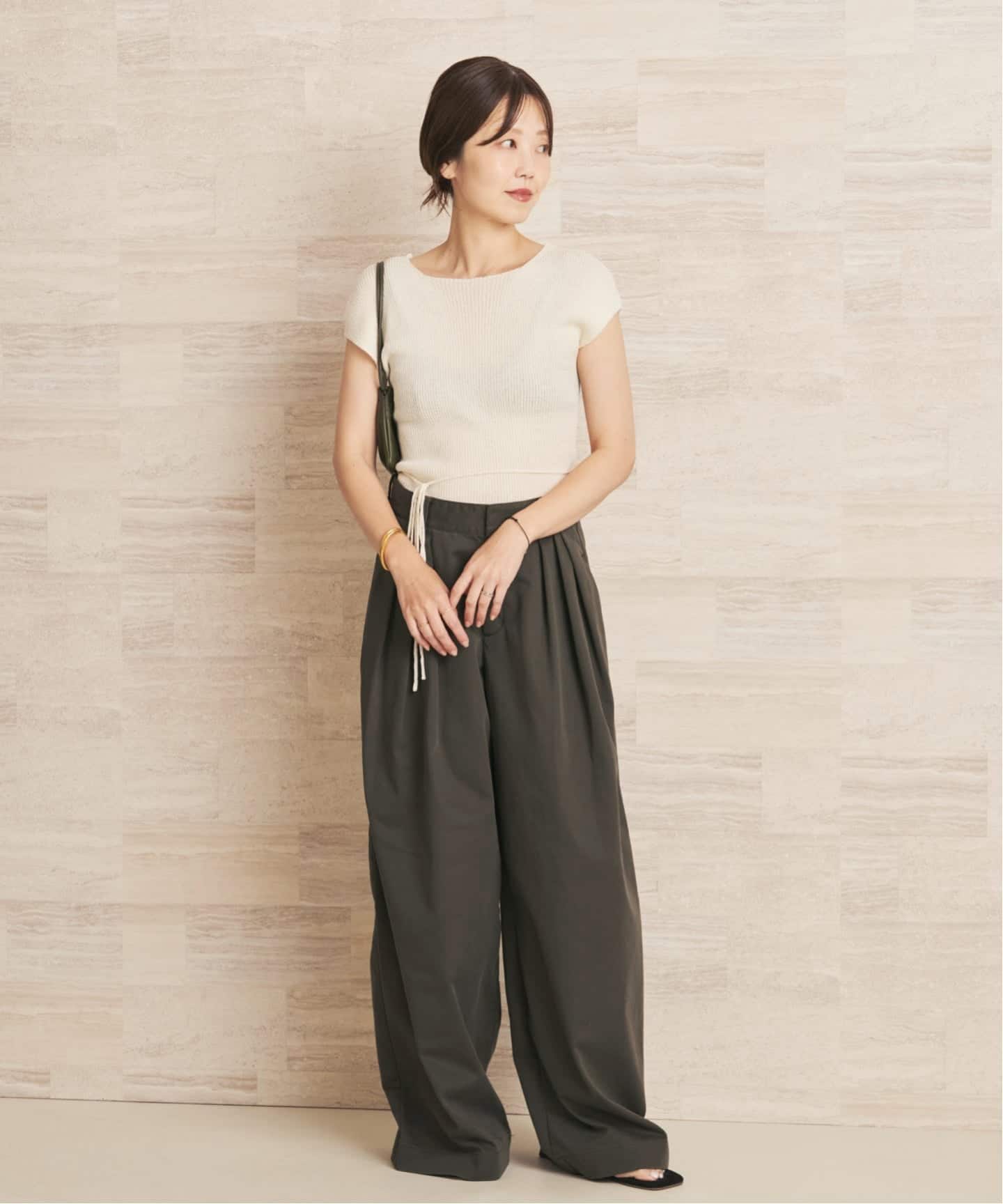 追加予約》R'IAM Super wide CHINO パンツ 6（チノパンツ）｜Plage