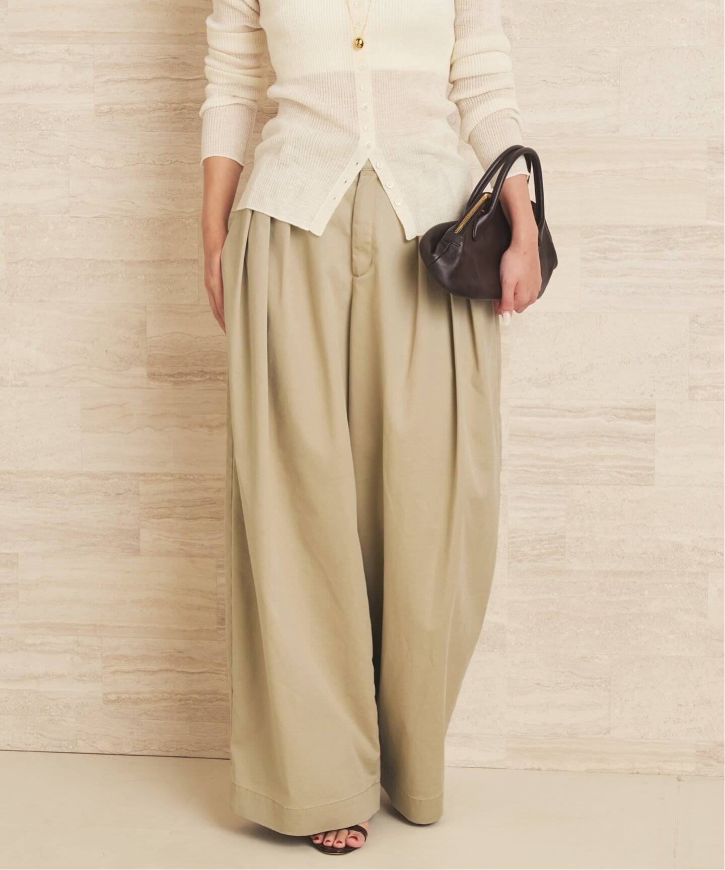 WEB限定追加予約》R'IAM Super wide CHINO パンツ 5（チノパンツ
