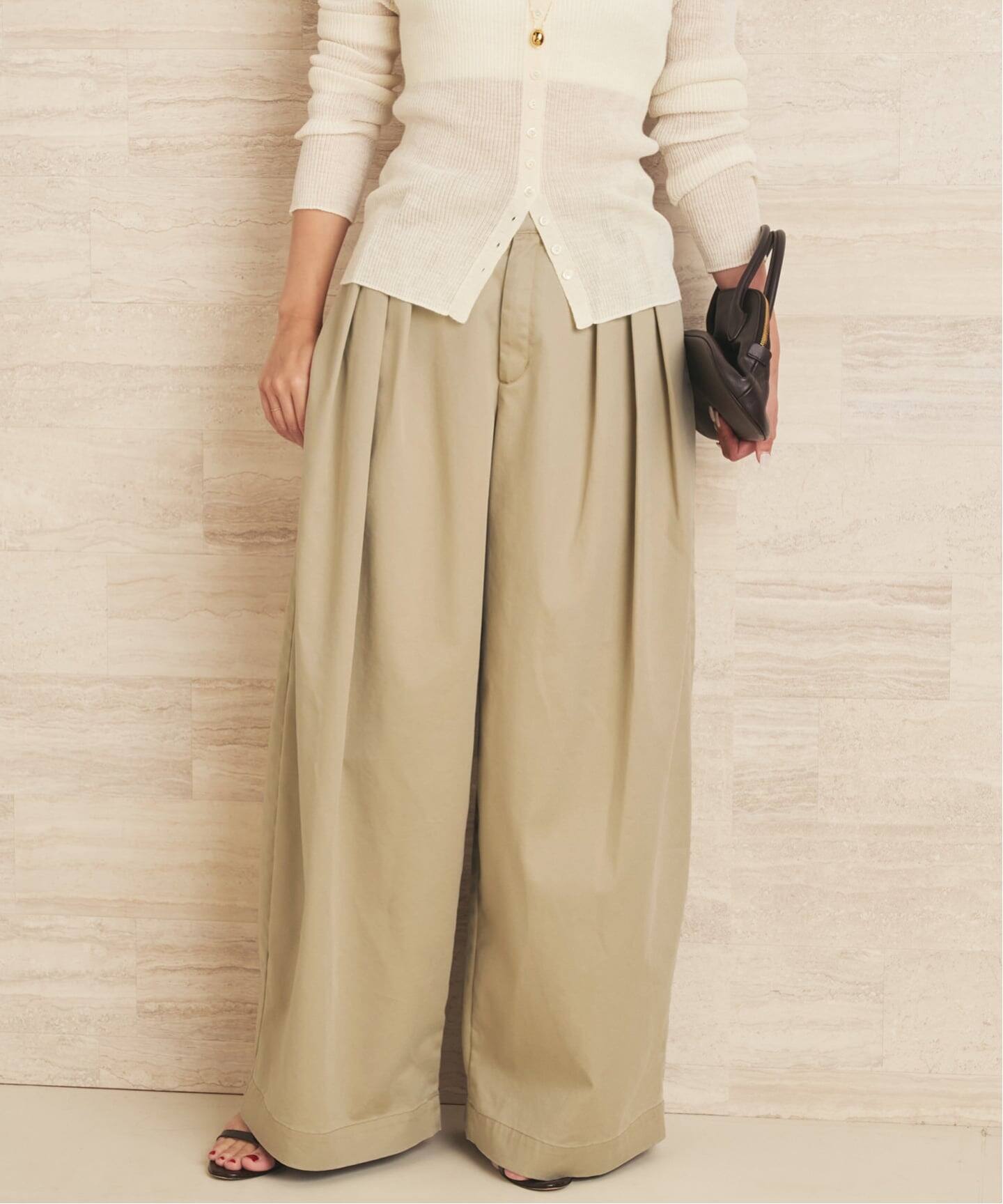 WEB限定追加予約》R'IAM Super wide CHINO パンツ 5（チノパンツ