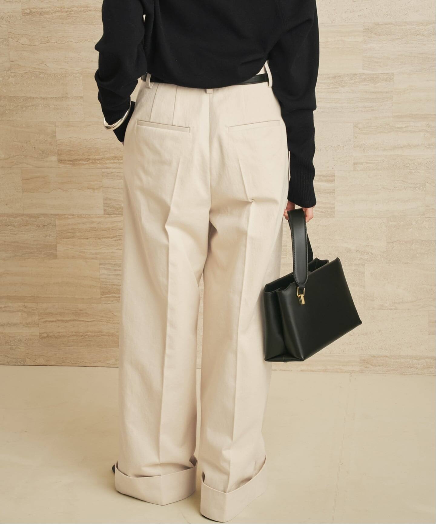 JULYNINE / オーガニックコットン チノパン/べージュ/L organic cotton chino パンツ（チノパンツ）｜Plage（プラージュ）の