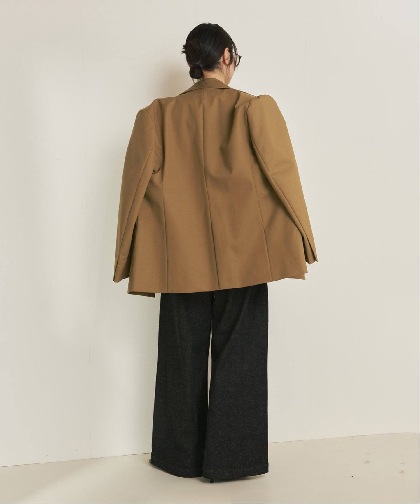 linen mix tuck デニムパンツ（デニムパンツ・ジーンズ）｜Plage