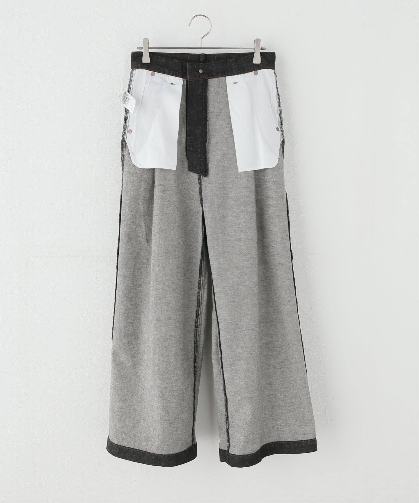 Plage linen mix tuck デニムパンツ　38サイズ　プラージュ linen mix tuck デニムパンツ（デニムパンツ・ジーンズ）｜Plage