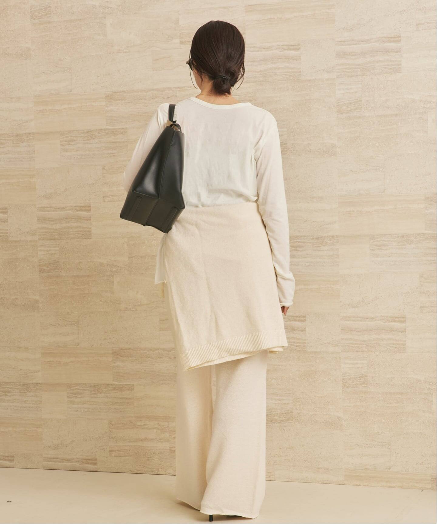 予約》organic linen 混 ニットパンツ（その他パンツ）｜Plage