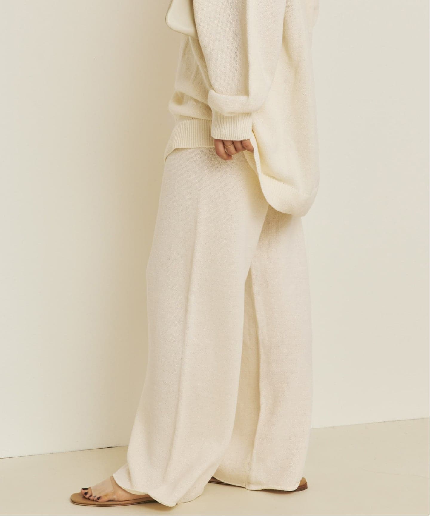 organic linen 混 ニットパンツ（その他パンツ）｜Plage（プラージュ