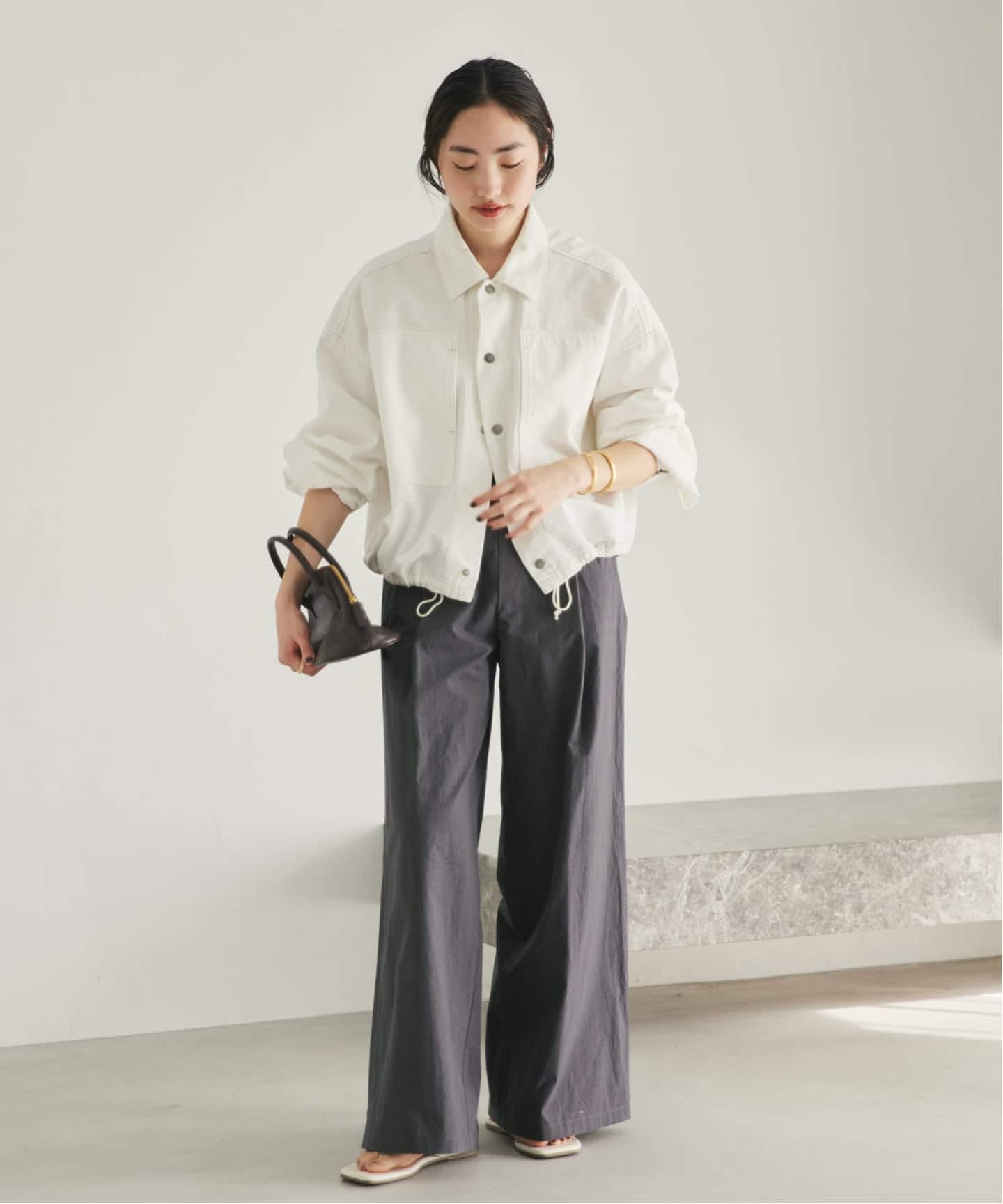 チャッキー♡plage 2021♡Puff Sleeve シャツ♡グレー RESTOCK｜今の気分に寄り添う、頼れる定番たち｜Plage｜ブログ