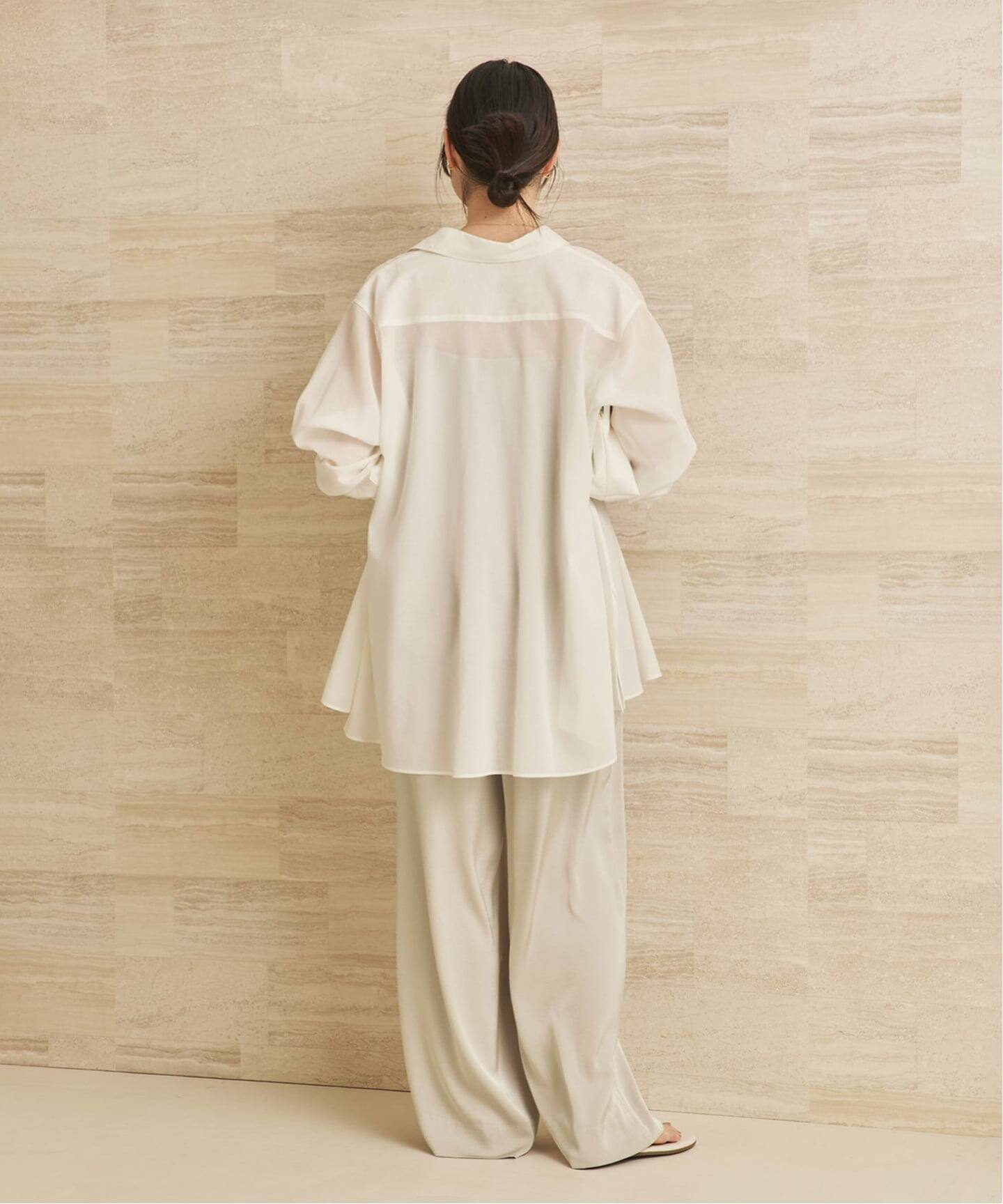 追加予約》dull satin relax パンツ（その他パンツ）｜Plage