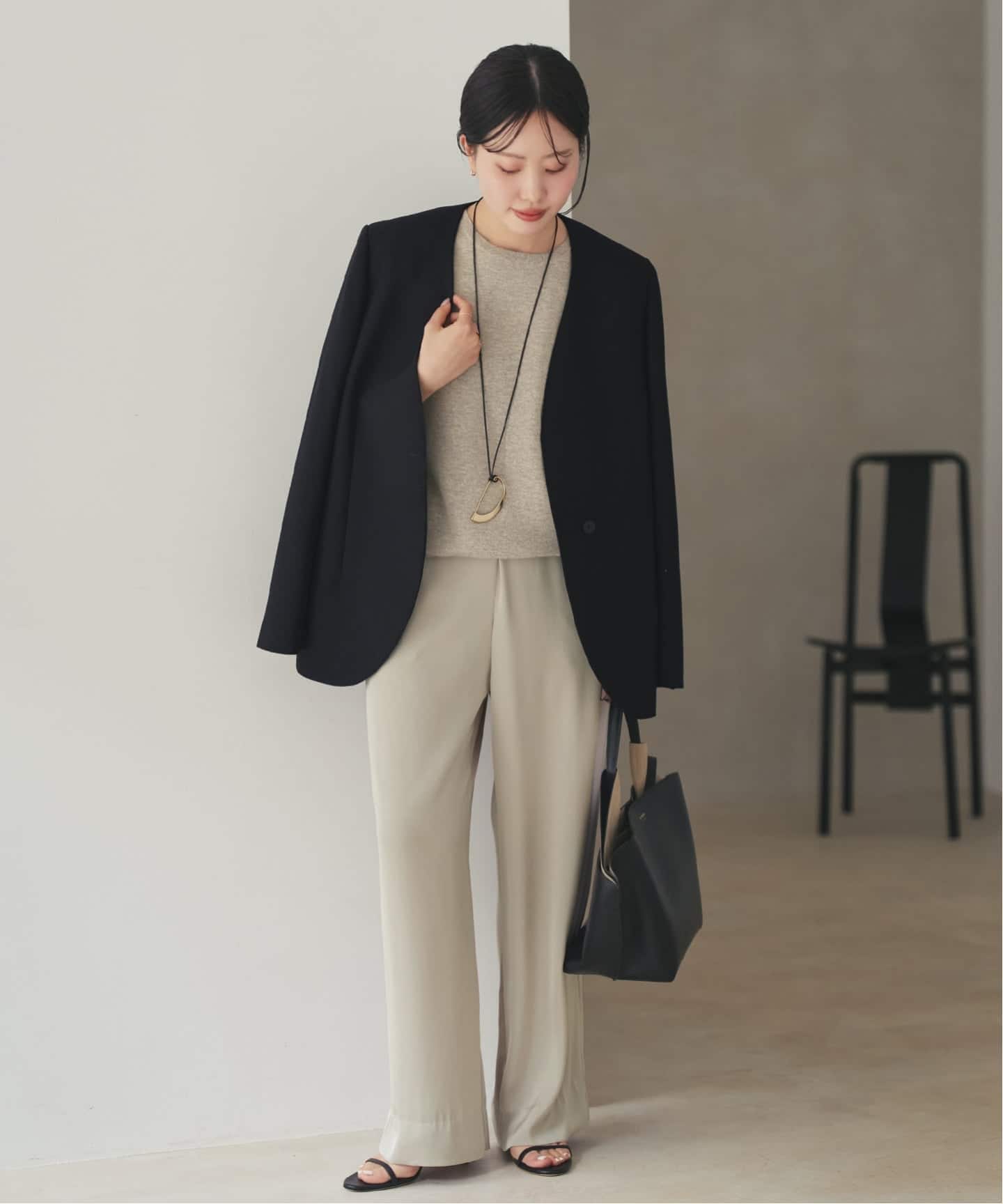 追加予約》dull satin relax パンツ（その他パンツ）｜Plage