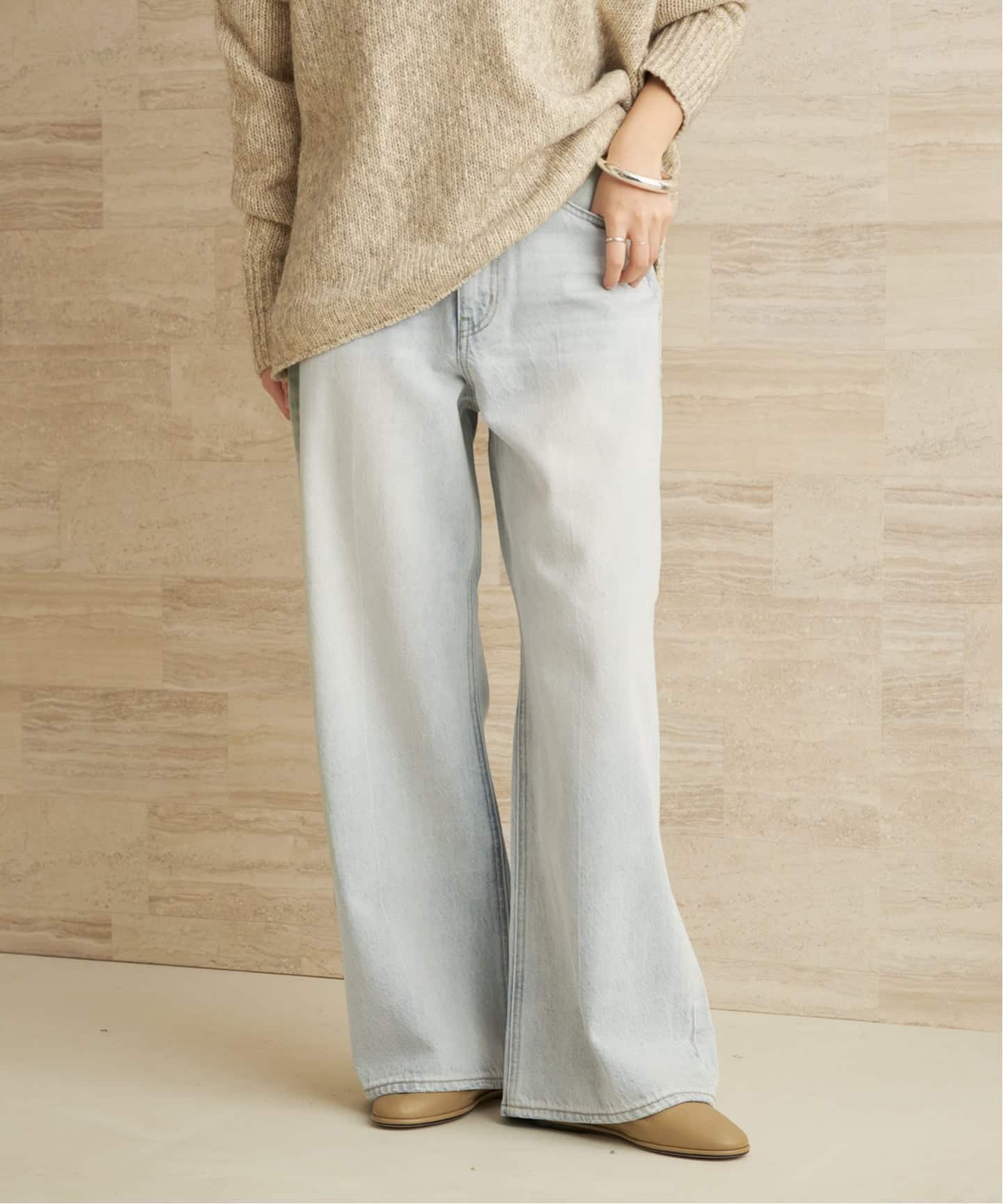 bleach soft デニムパンツ（デニムパンツ・ジーンズ）｜Plage