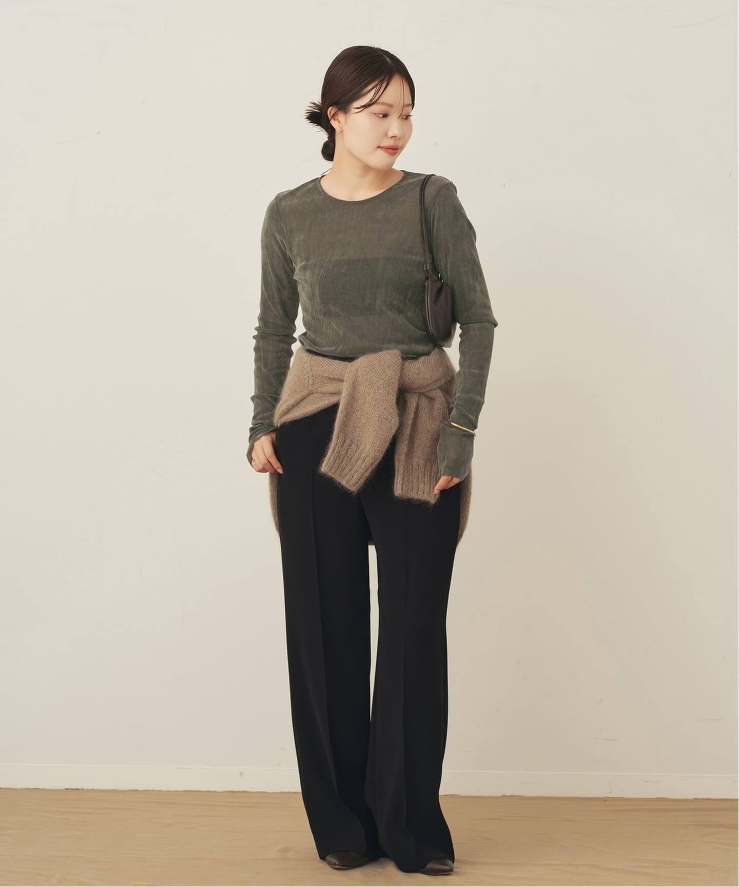 WEB限定追加》washable straight パンツ 6（スラックス）｜Plage