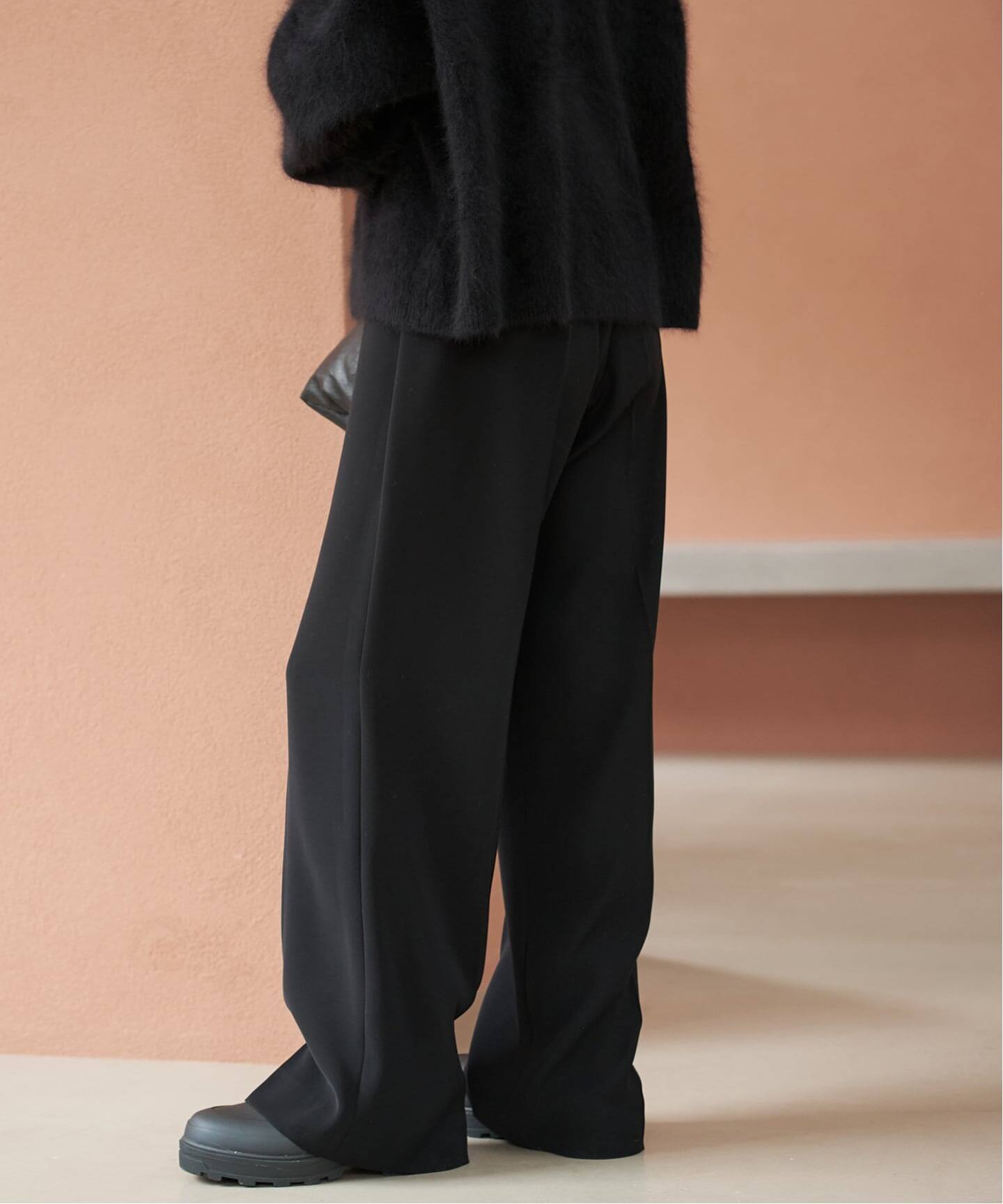 WEB限定追加》washable straight パンツ 6（スラックス）｜Plage