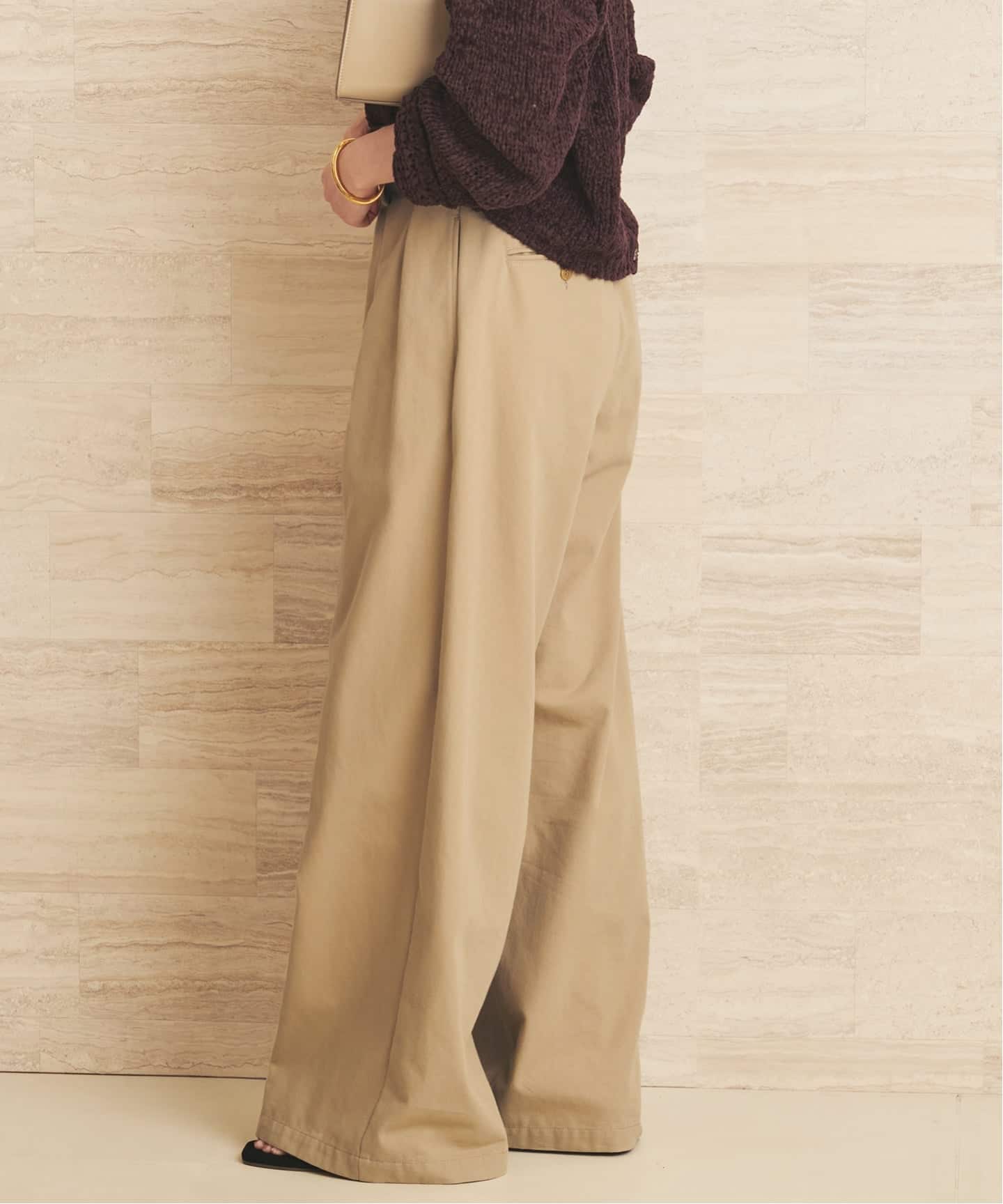 【新品未使用】Palm Angels コーデュロイ チノパンツ 46 ベージュ 予約》vintage like チノパンツ（チノパンツ）｜Plage（プラージュ）の