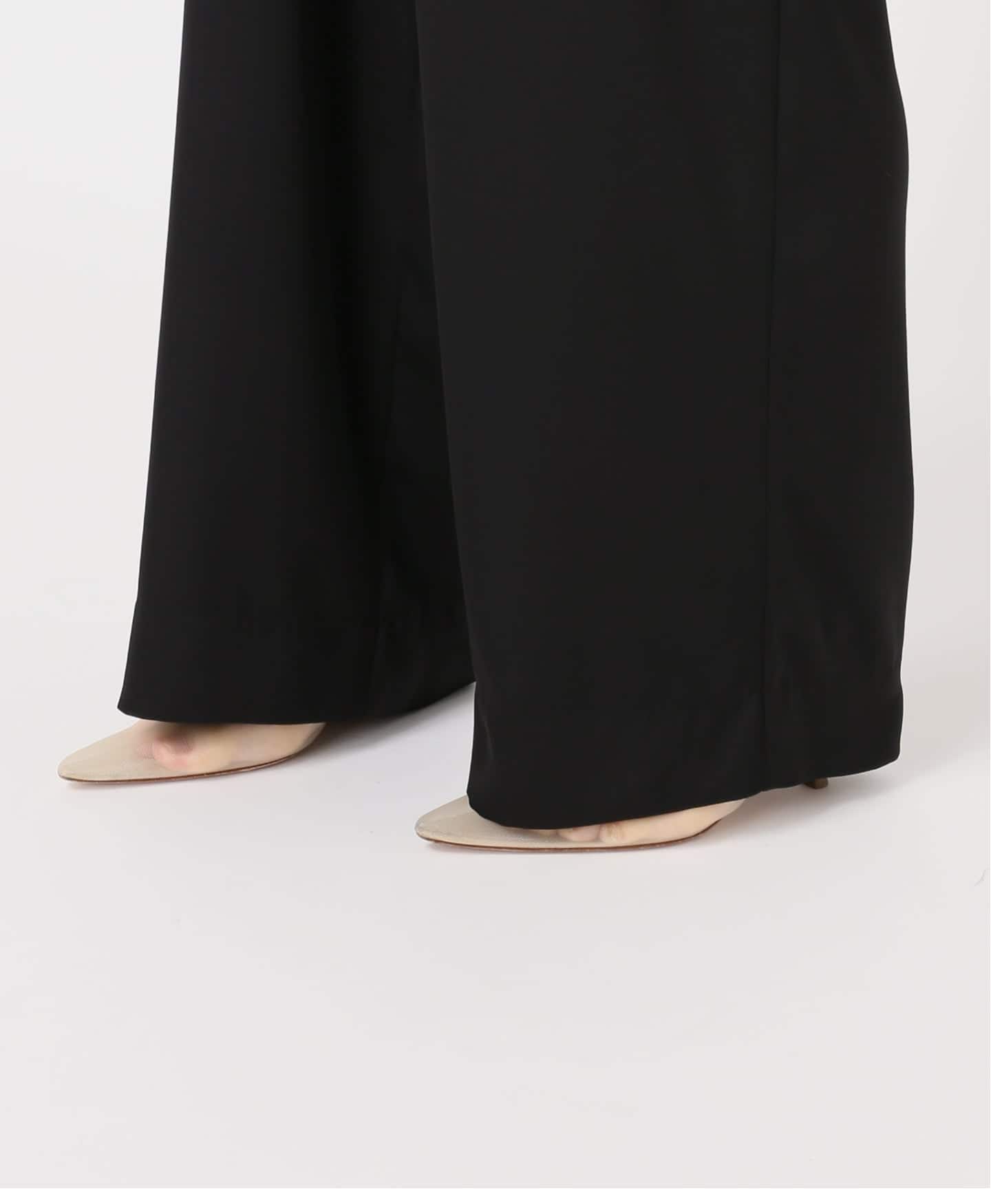 新品タグ付き　plage dull satin relax パンツ ナチュラル 追加予約》dull satin relax パンツ 2（その他パンツ）｜Plage