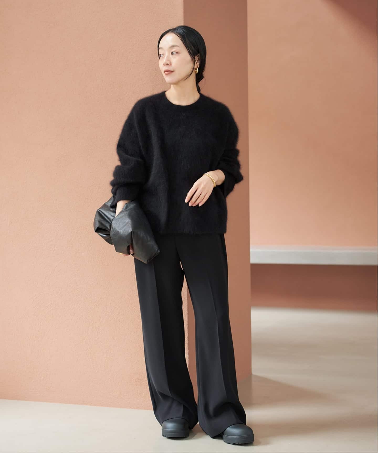 WEB限定追加予約》washable straight パンツ 7（スラックス）｜Plage