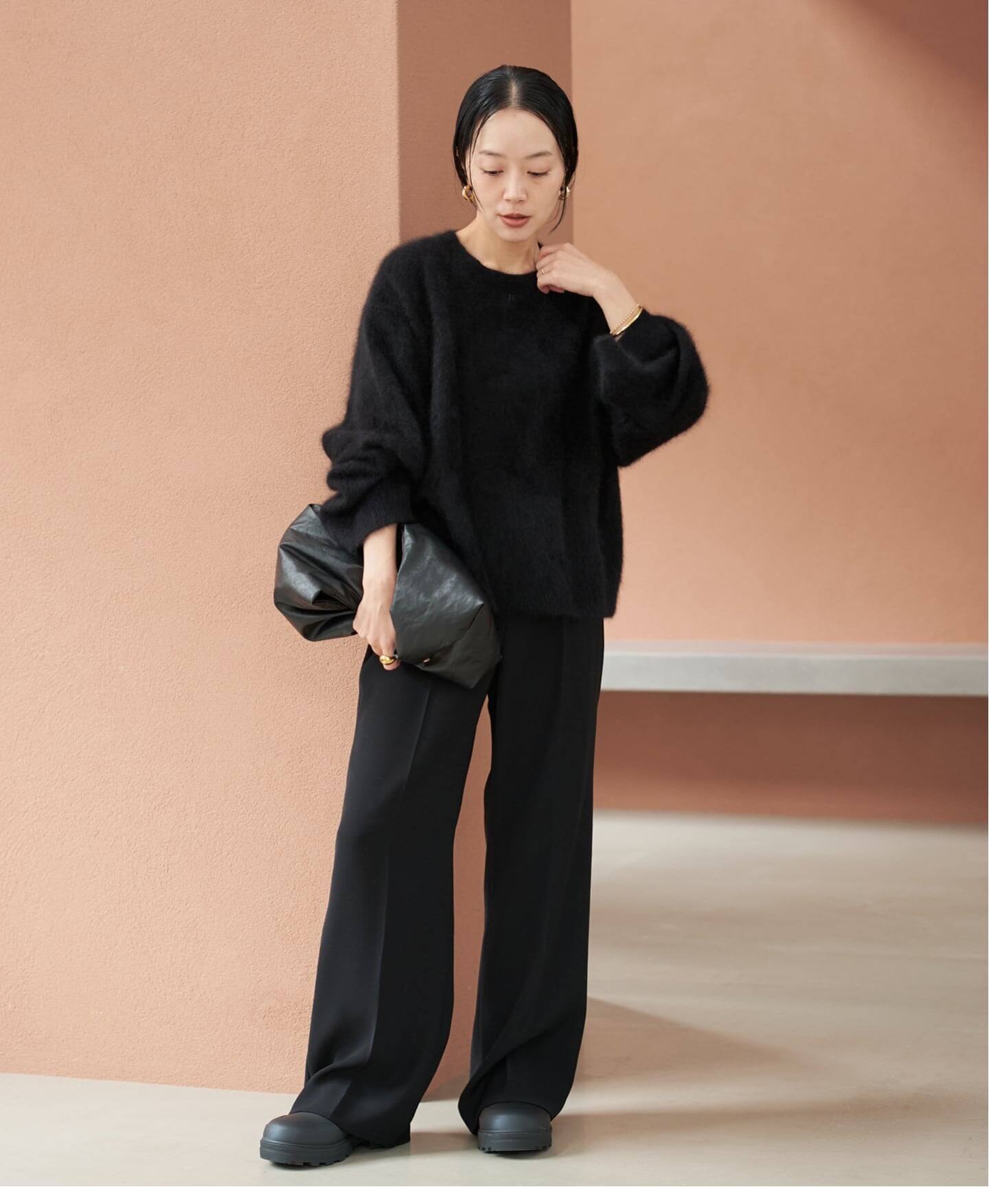 WEB限定追加予約》washable straight パンツ 7（スラックス）｜Plage