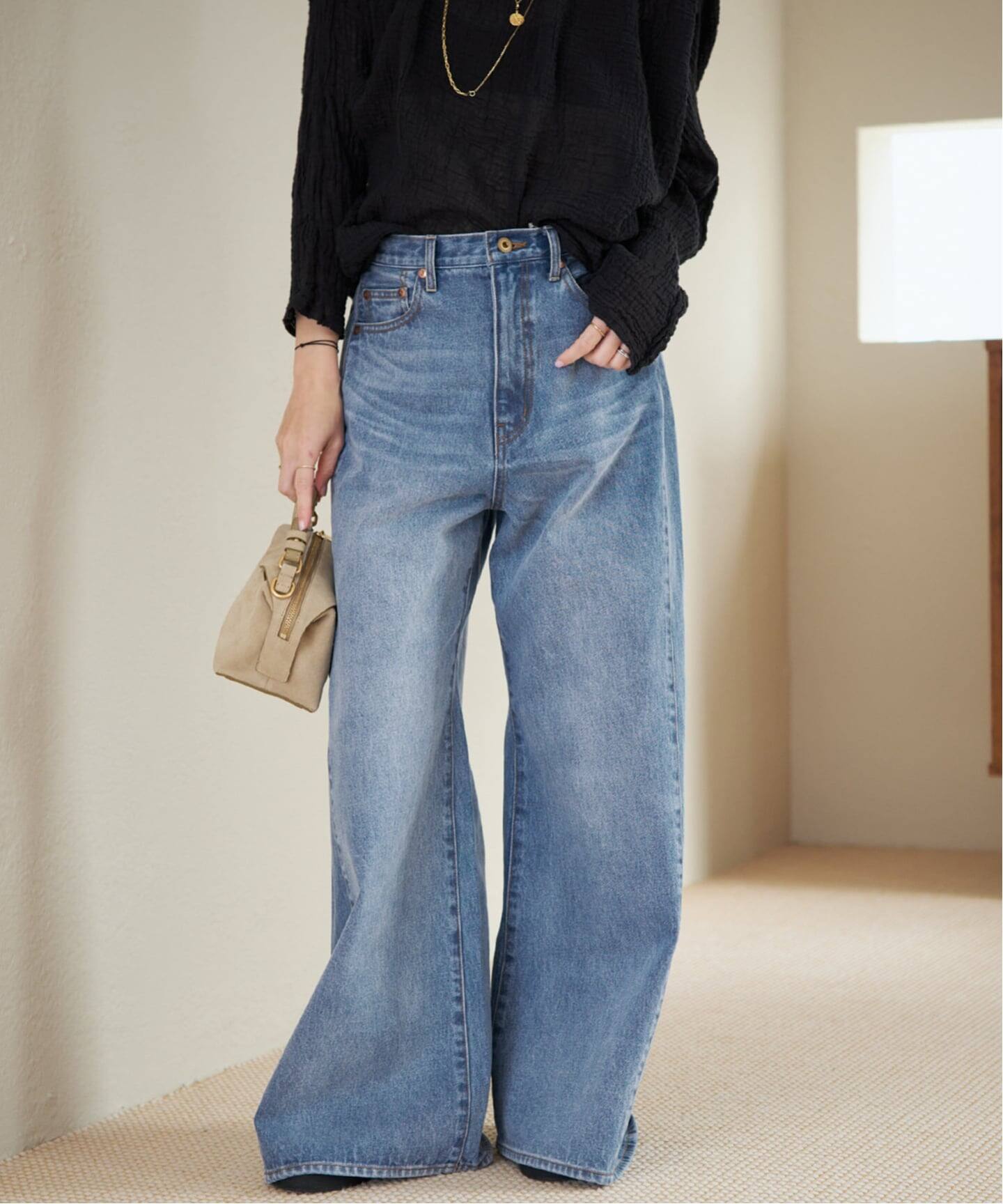 追加》REMAKE WIDE DENIM パンツ（デニムパンツ・ジーンズ）｜Plage