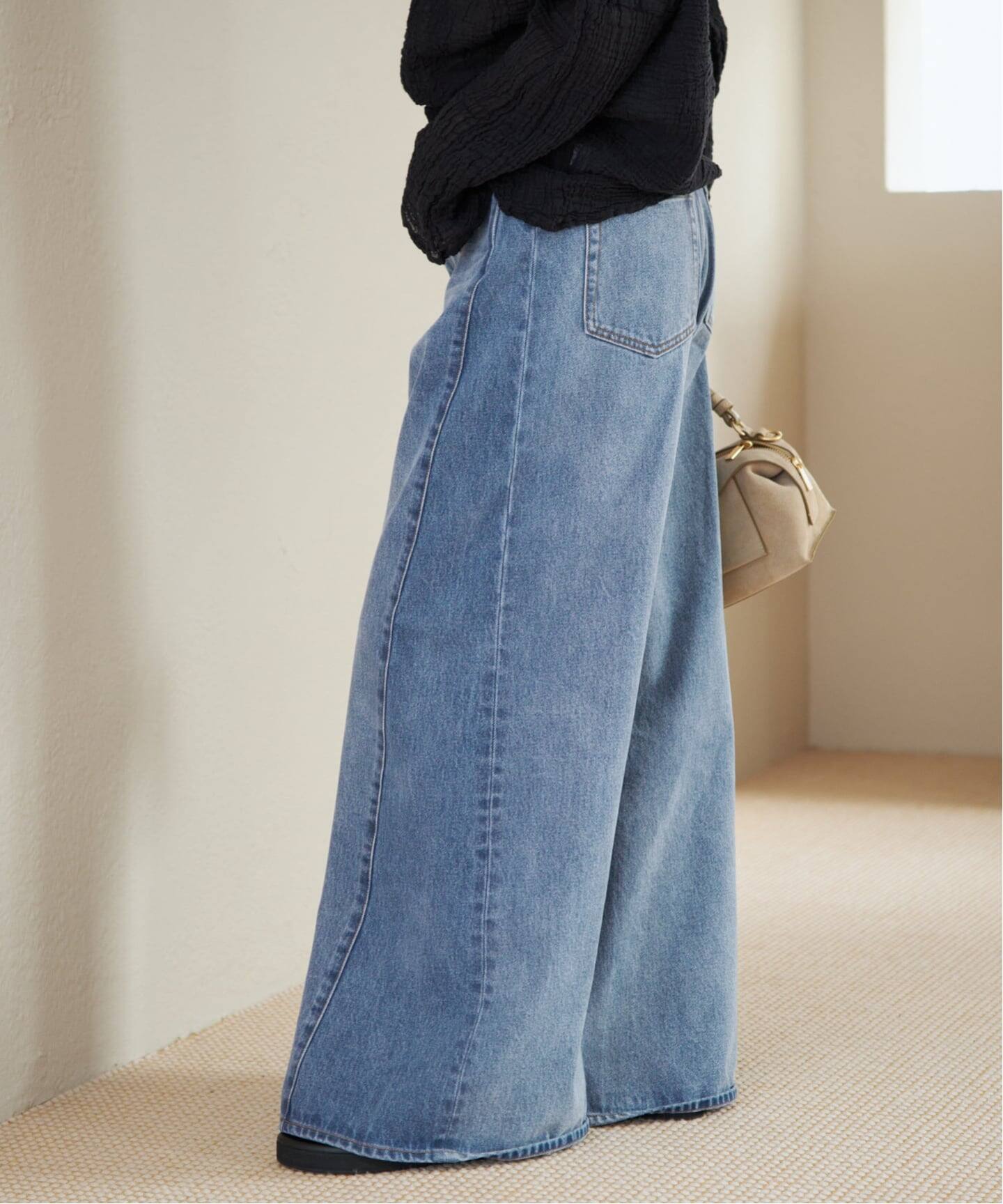 追加》REMAKE WIDE DENIM パンツ（デニムパンツ・ジーンズ）｜Plage