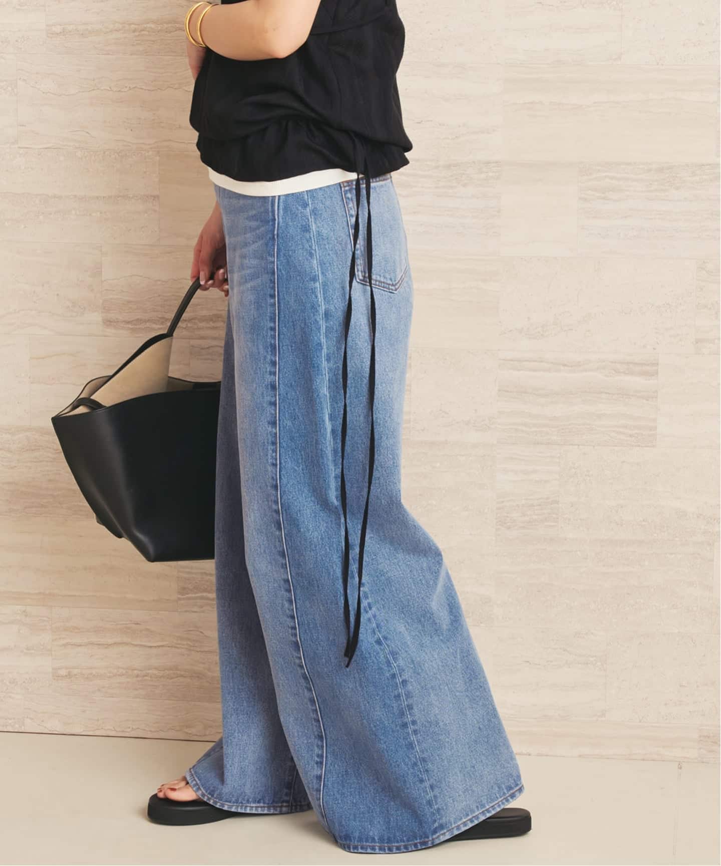 追加》REMAKE WIDE DENIM パンツ（デニムパンツ・ジーンズ）｜Plage